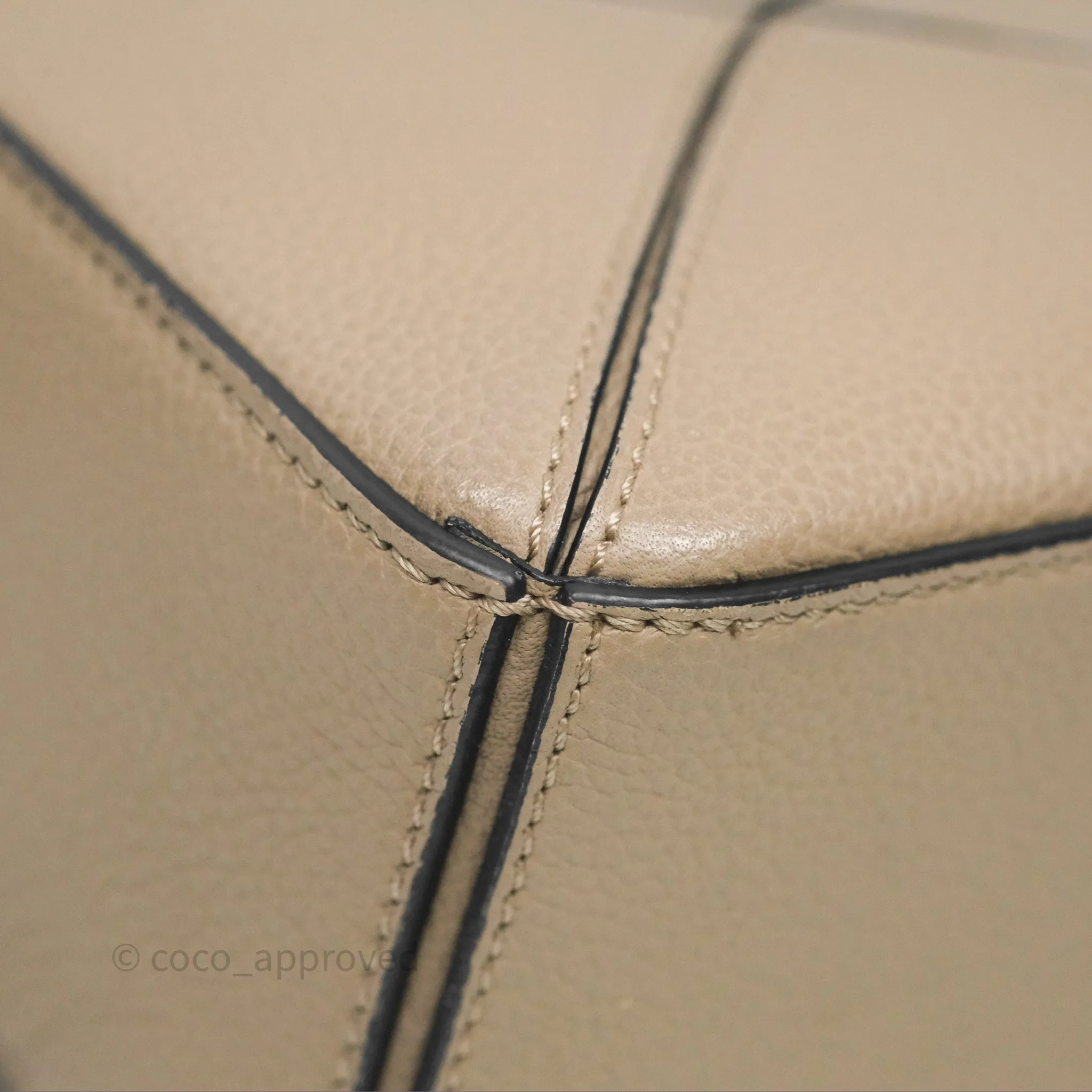 Loewe Mini Puzzle Bag Beige Calfskin