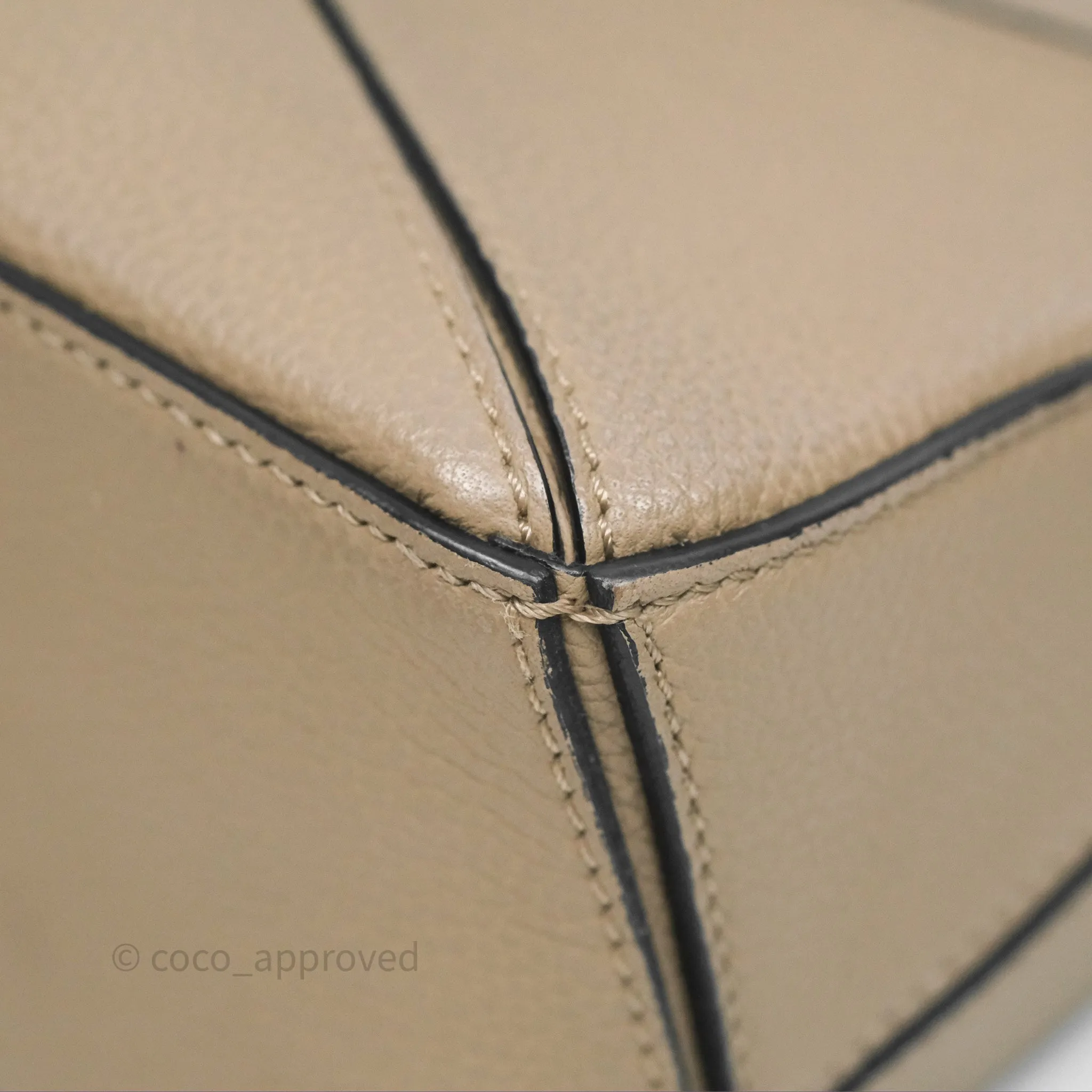 Loewe Mini Puzzle Bag Beige Calfskin