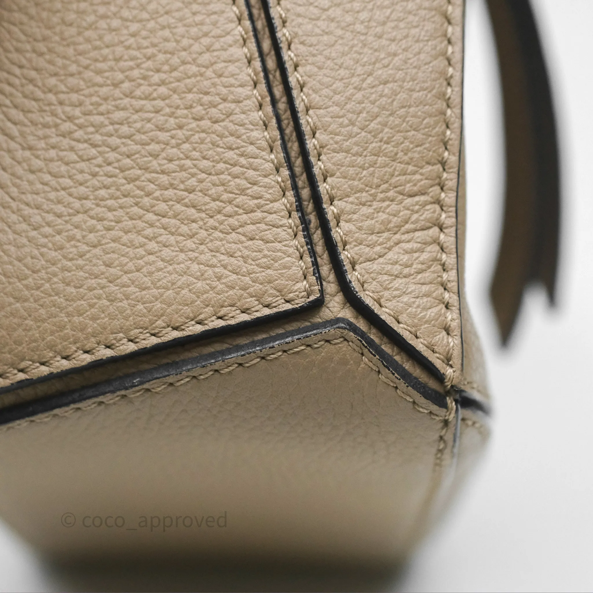 Loewe Mini Puzzle Bag Beige Calfskin