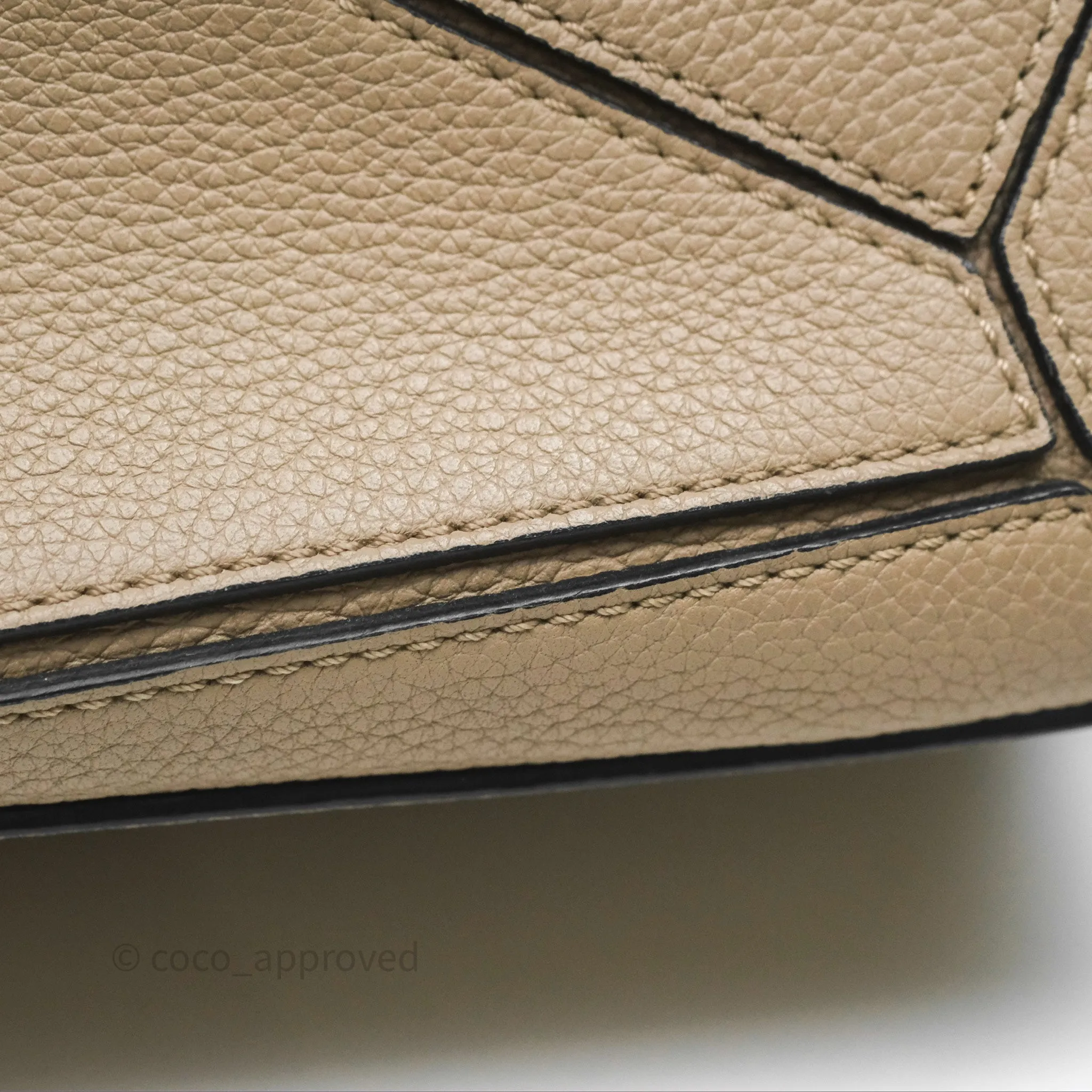 Loewe Mini Puzzle Bag Beige Calfskin
