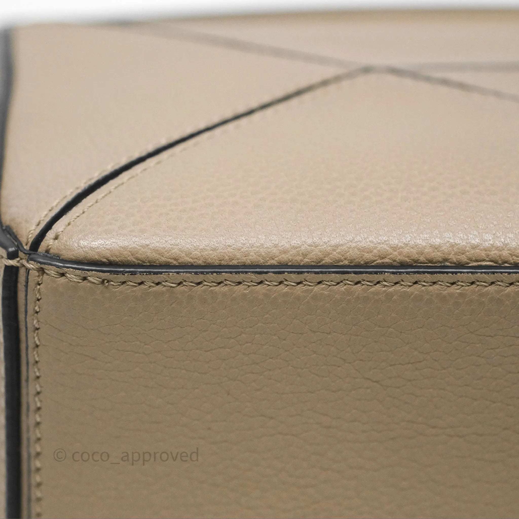 Loewe Mini Puzzle Bag Beige Calfskin