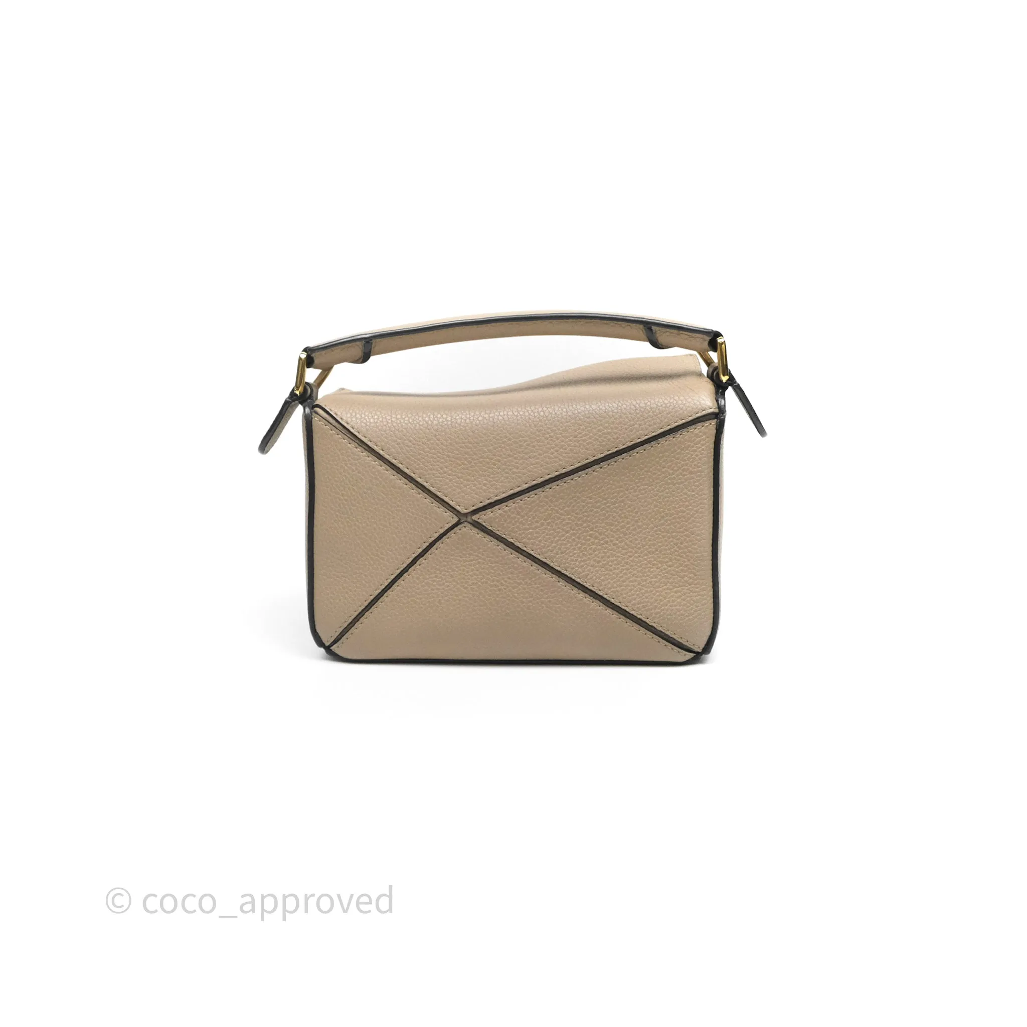 Loewe Mini Puzzle Bag Beige Calfskin
