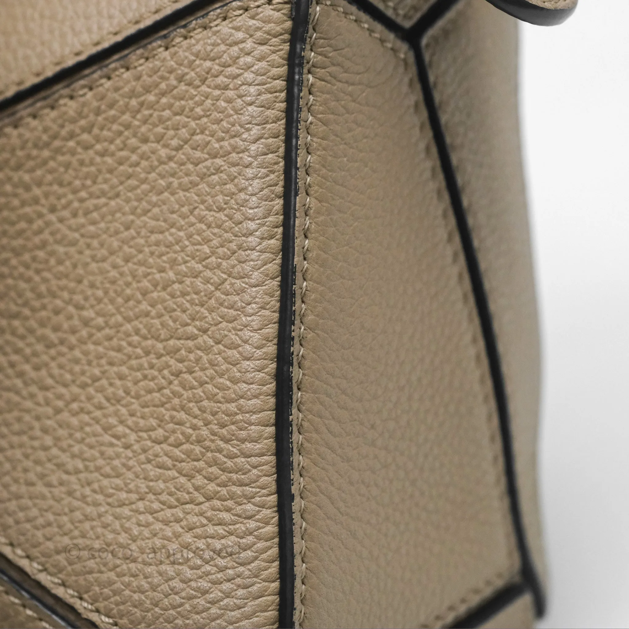 Loewe Mini Puzzle Bag Beige Calfskin