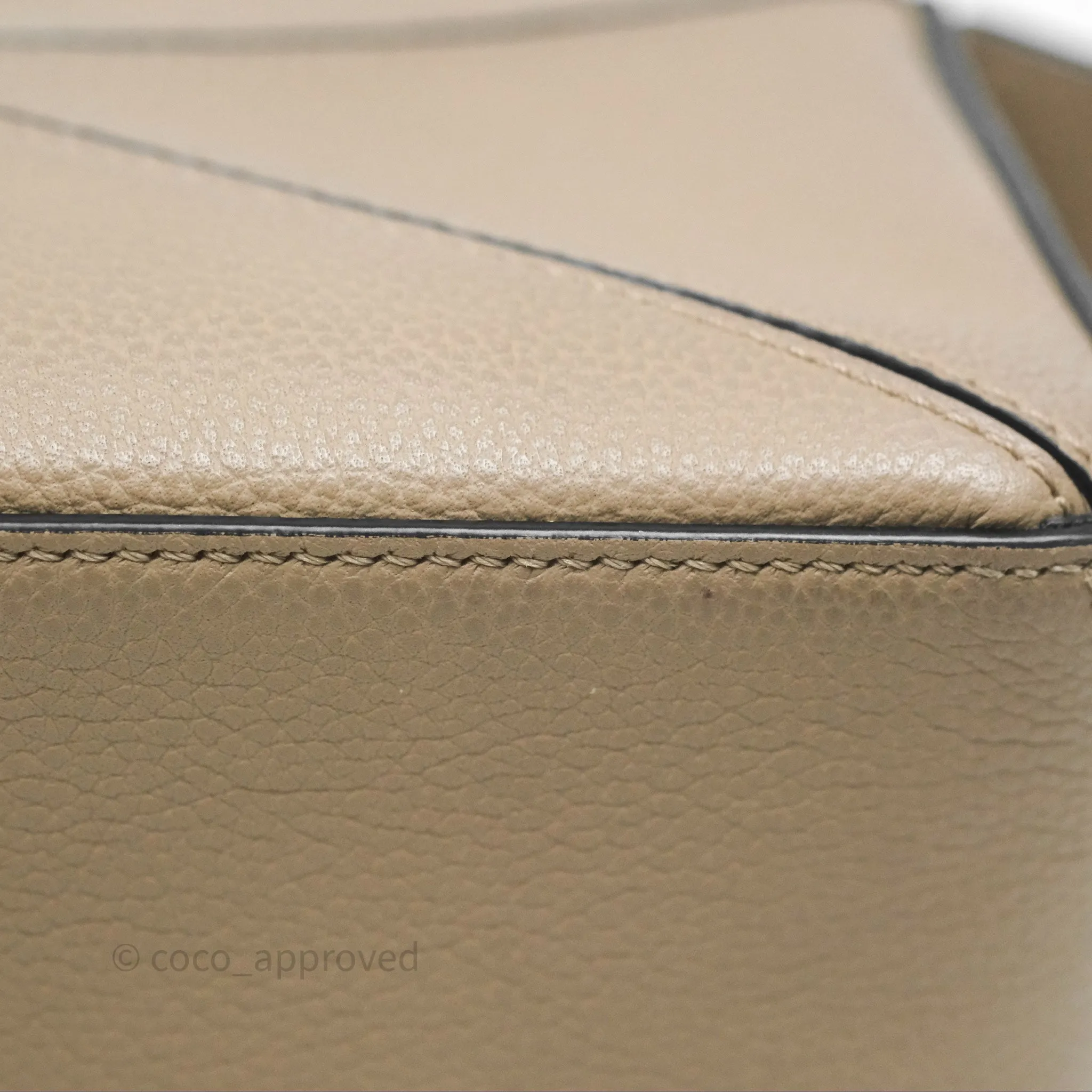 Loewe Mini Puzzle Bag Beige Calfskin