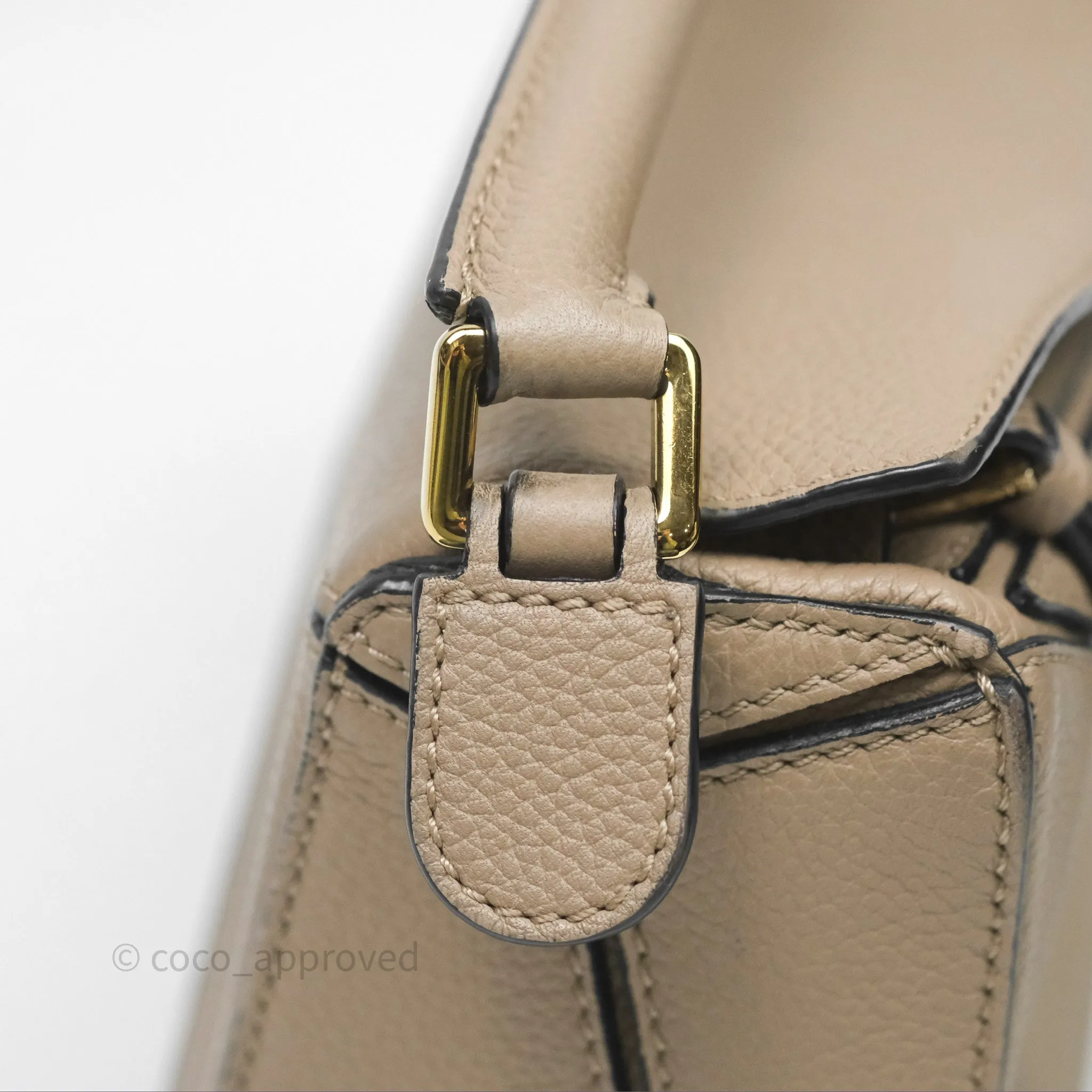 Loewe Mini Puzzle Bag Beige Calfskin