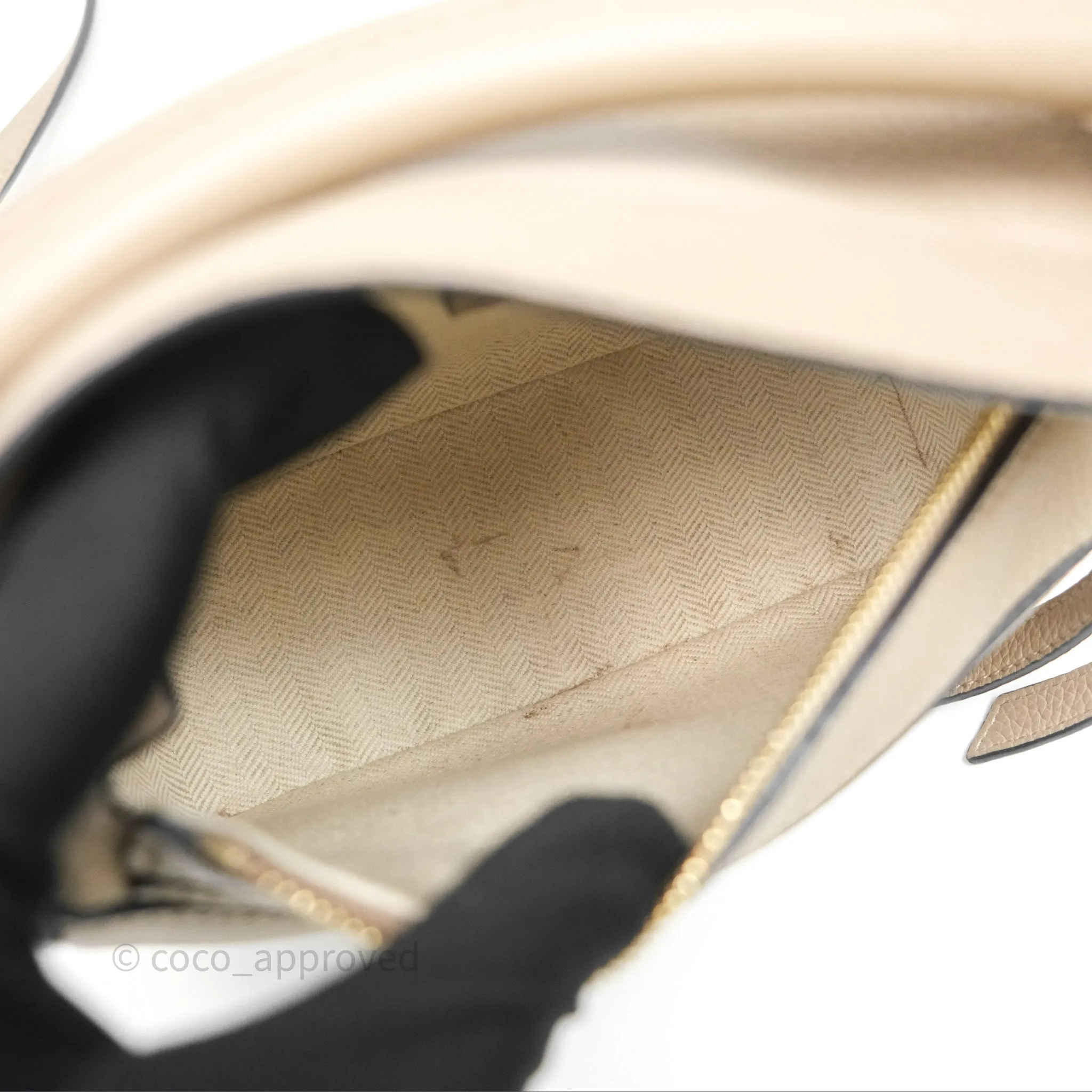 Loewe Mini Puzzle Bag Beige Calfskin