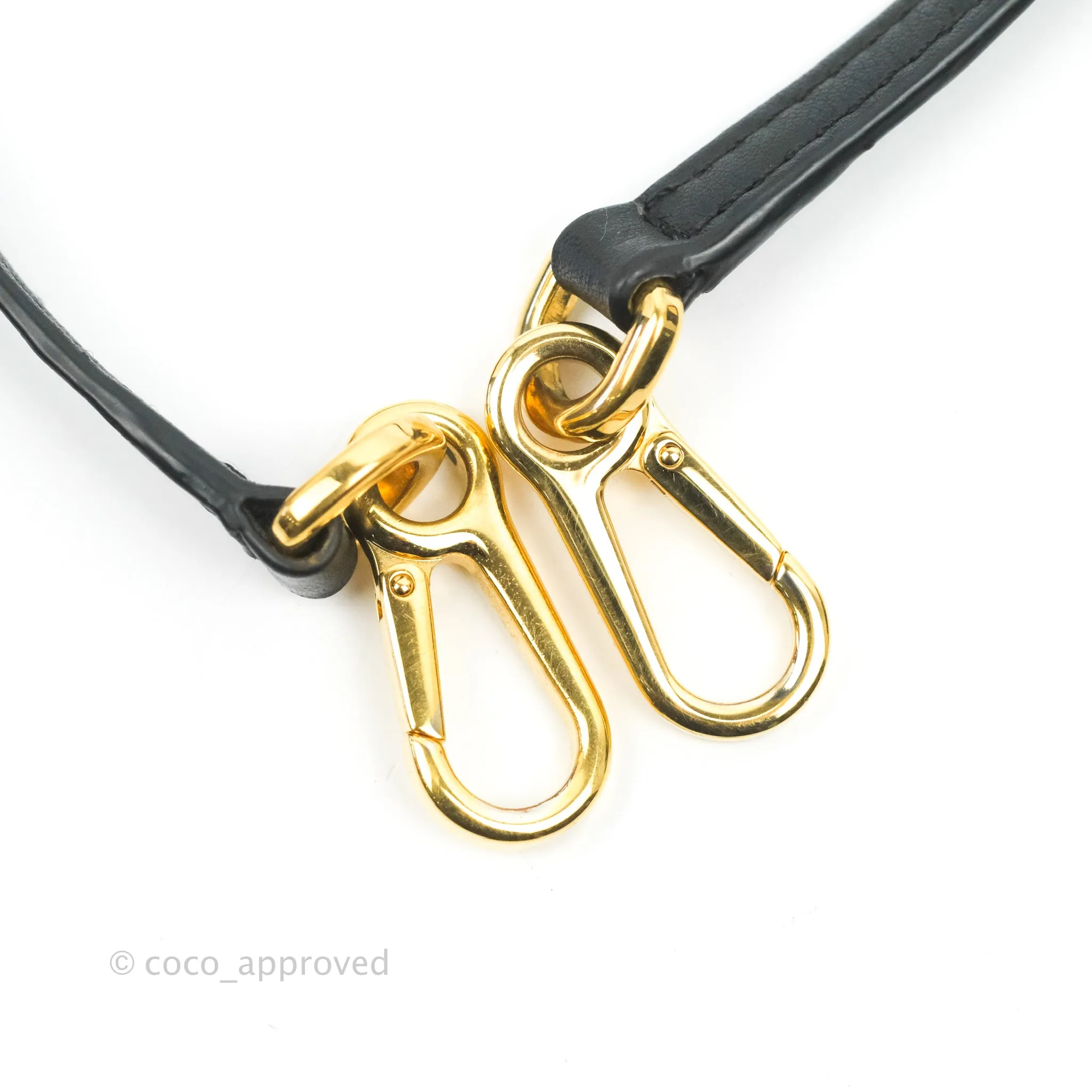 Loewe Mini Puzzle Bag Black/White/Navy Calfskin Gold Hardware