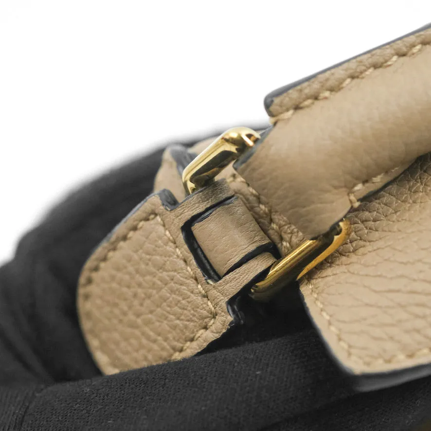 Loewe Mini Puzzle Bag Sand Mink Calfskin Gold Hardware