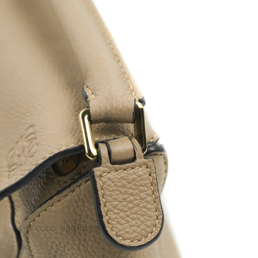Loewe Mini Puzzle Bag Sand Mink Calfskin Gold Hardware