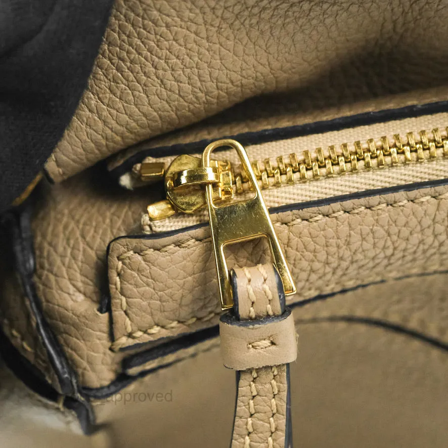 Loewe Mini Puzzle Bag Sand Mink Calfskin Gold Hardware