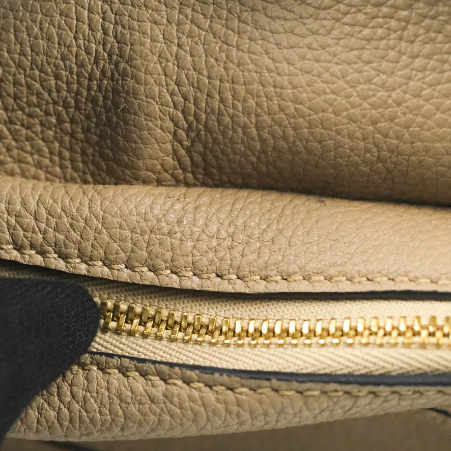 Loewe Mini Puzzle Bag Sand Mink Calfskin Gold Hardware