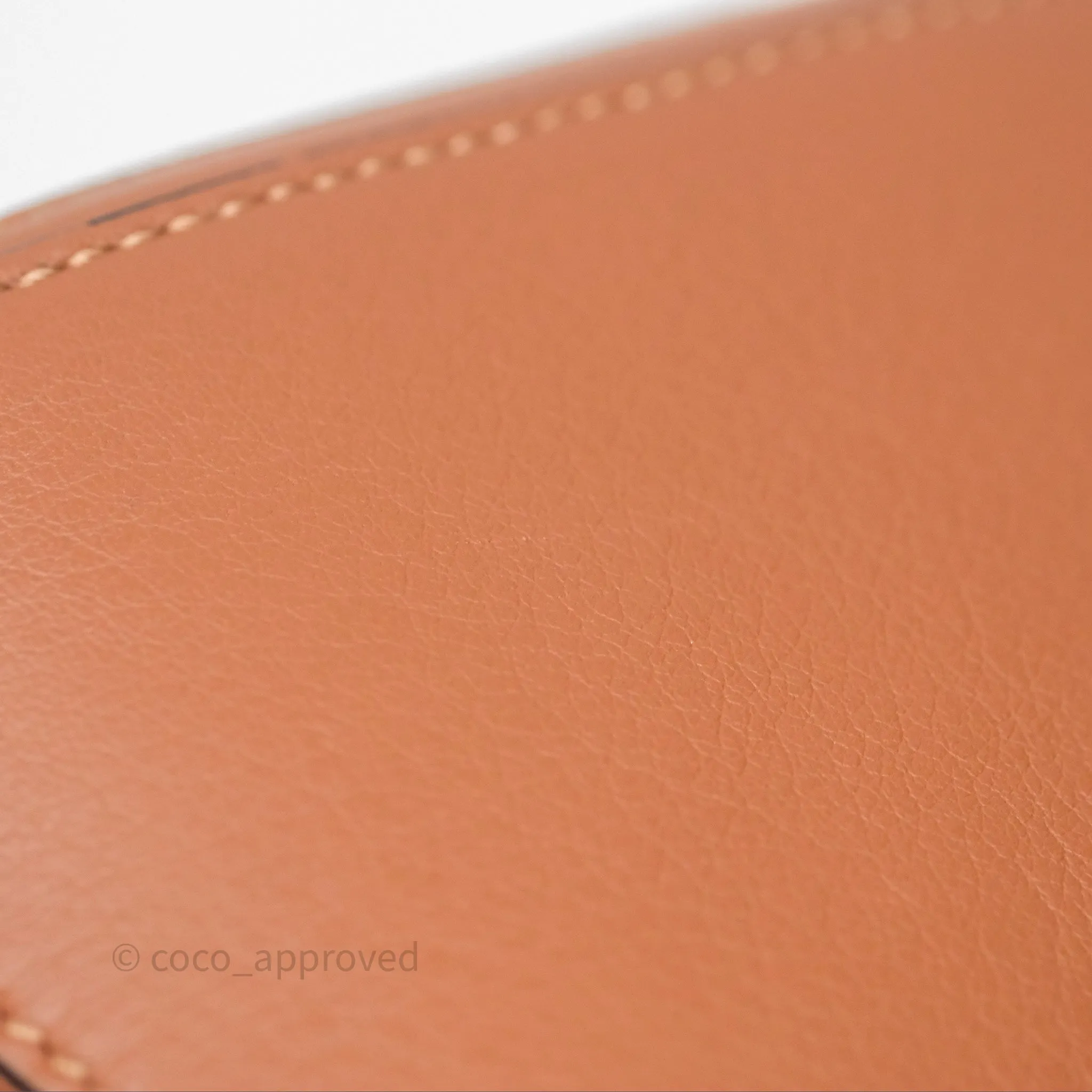 Loewe Mini Puzzle Bag Tan Calfskin Palladium Hardware