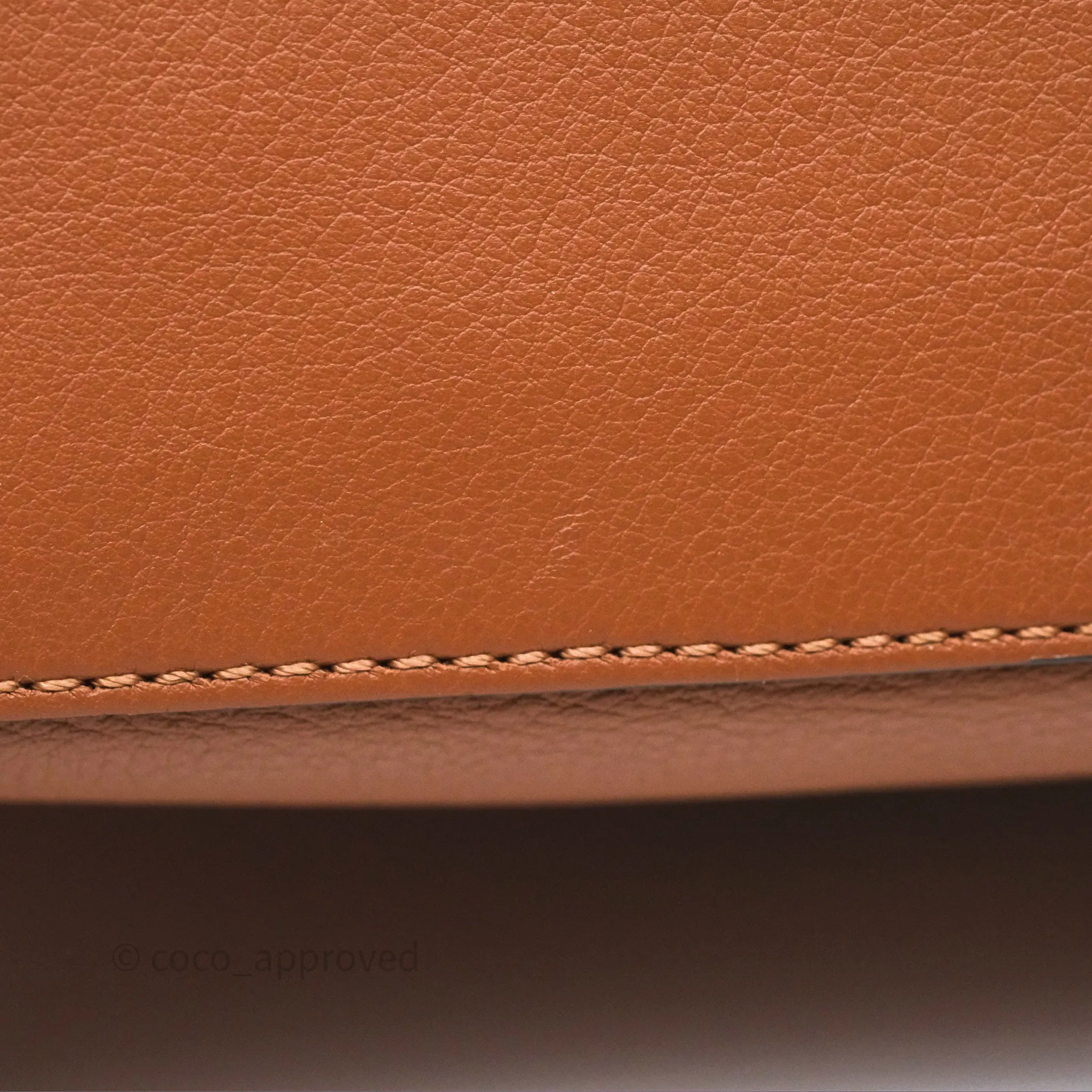 Loewe Mini Puzzle Bag Tan Calfskin Palladium Hardware