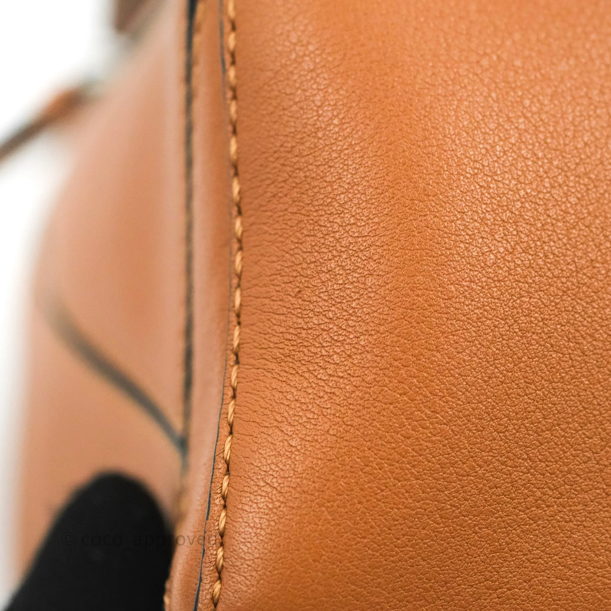 Loewe Mini Puzzle Bag Tan Calfskin Palladium Hardware