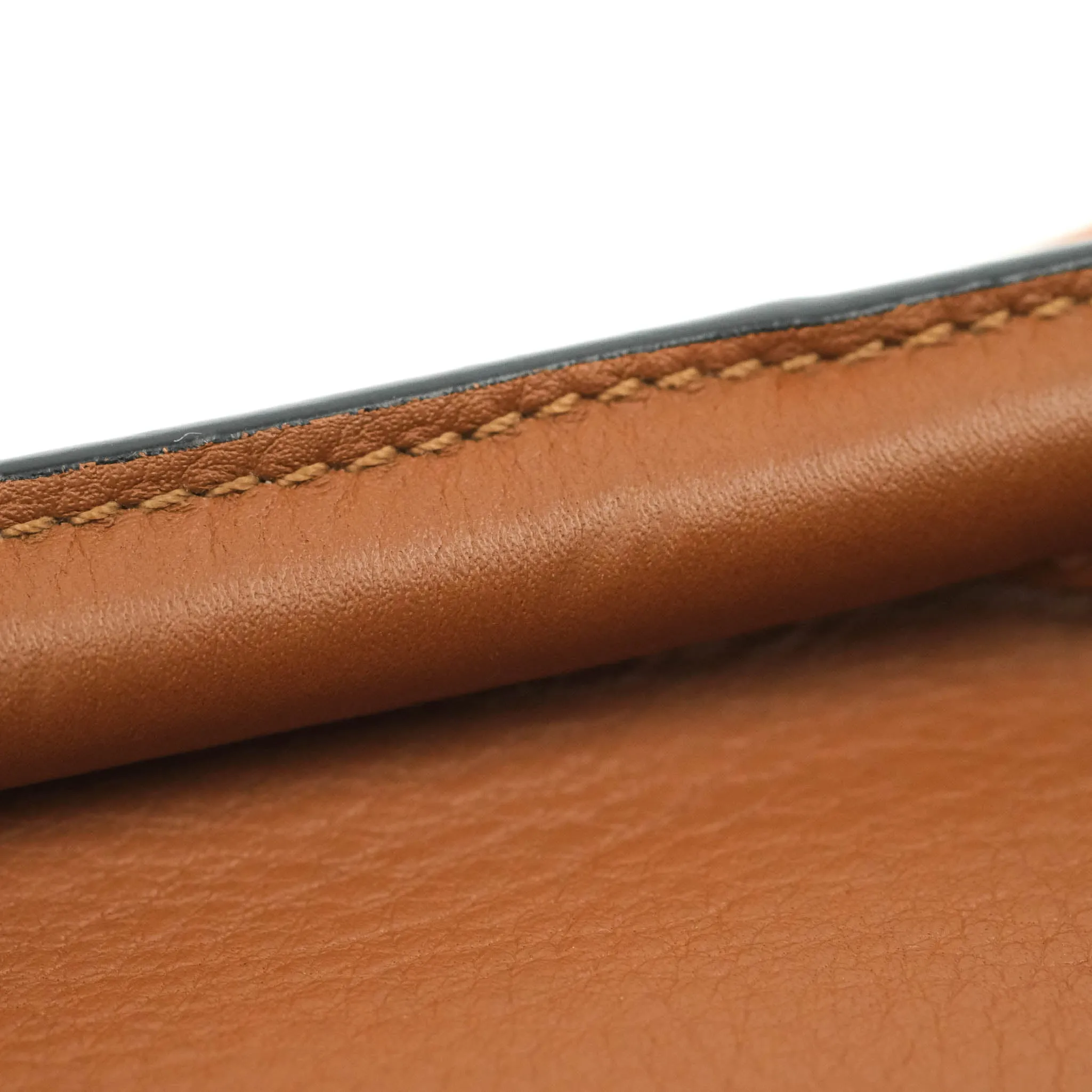 Loewe Mini Puzzle Bag Tan Calfskin Palladium Hardware