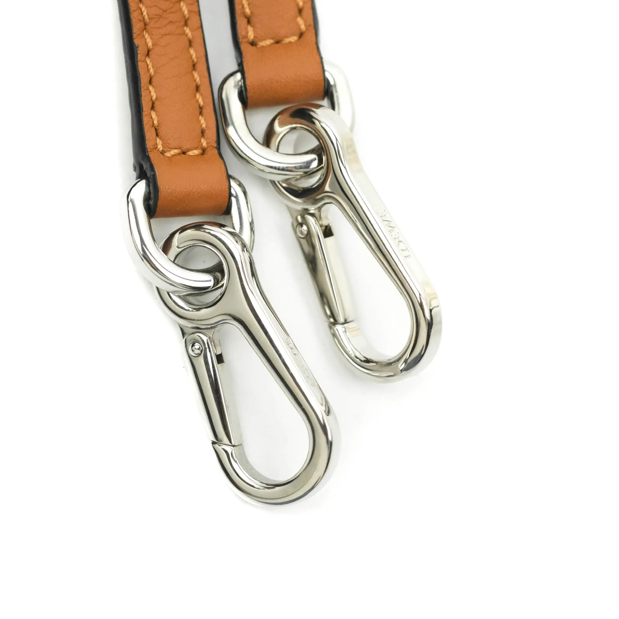 Loewe Mini Puzzle Bag Tan Calfskin Palladium Hardware