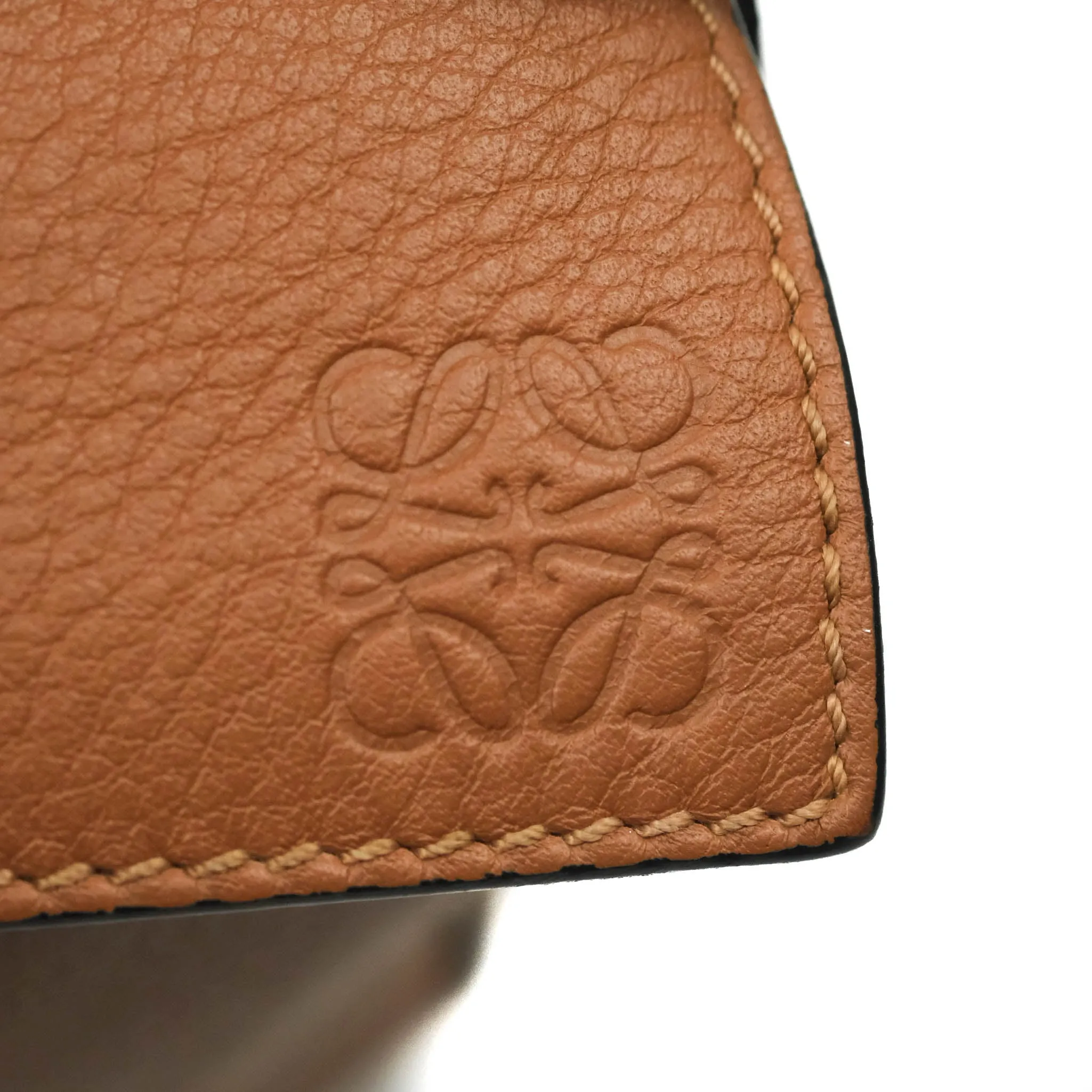 Loewe Mini Puzzle Bag Tan Calfskin Palladium Hardware