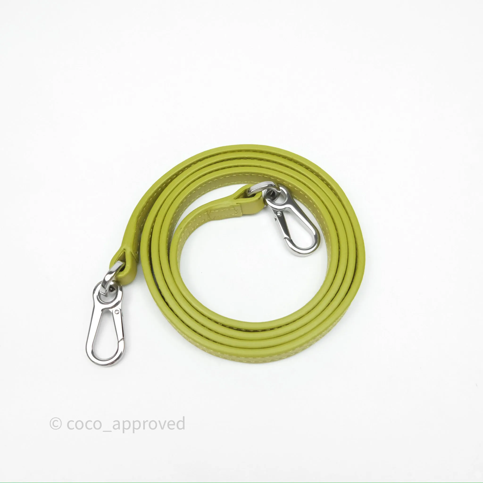 Loewe Mini Puzzle Edge Bag in Lime Smooth Calfskin