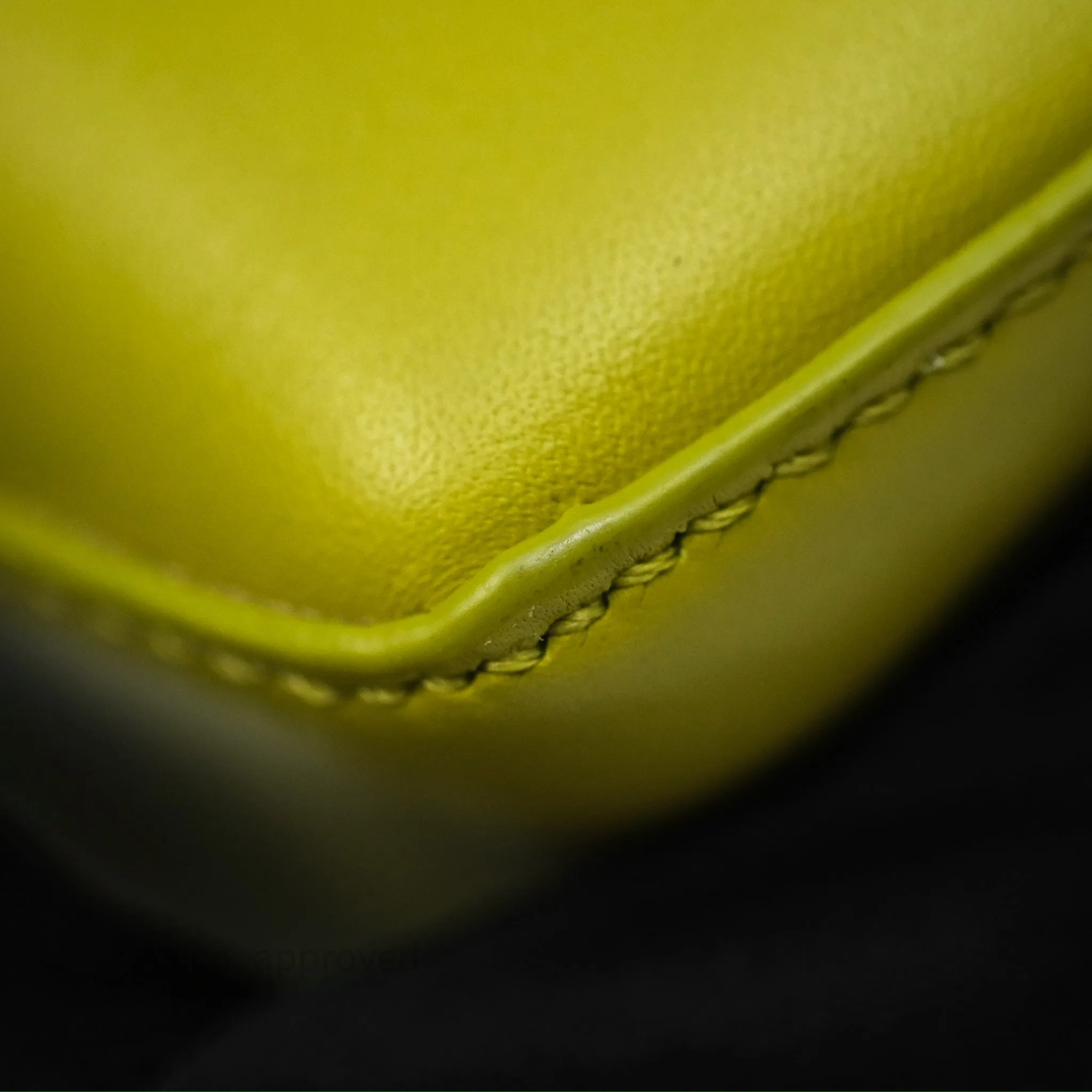 Loewe Mini Puzzle Edge Bag in Lime Smooth Calfskin