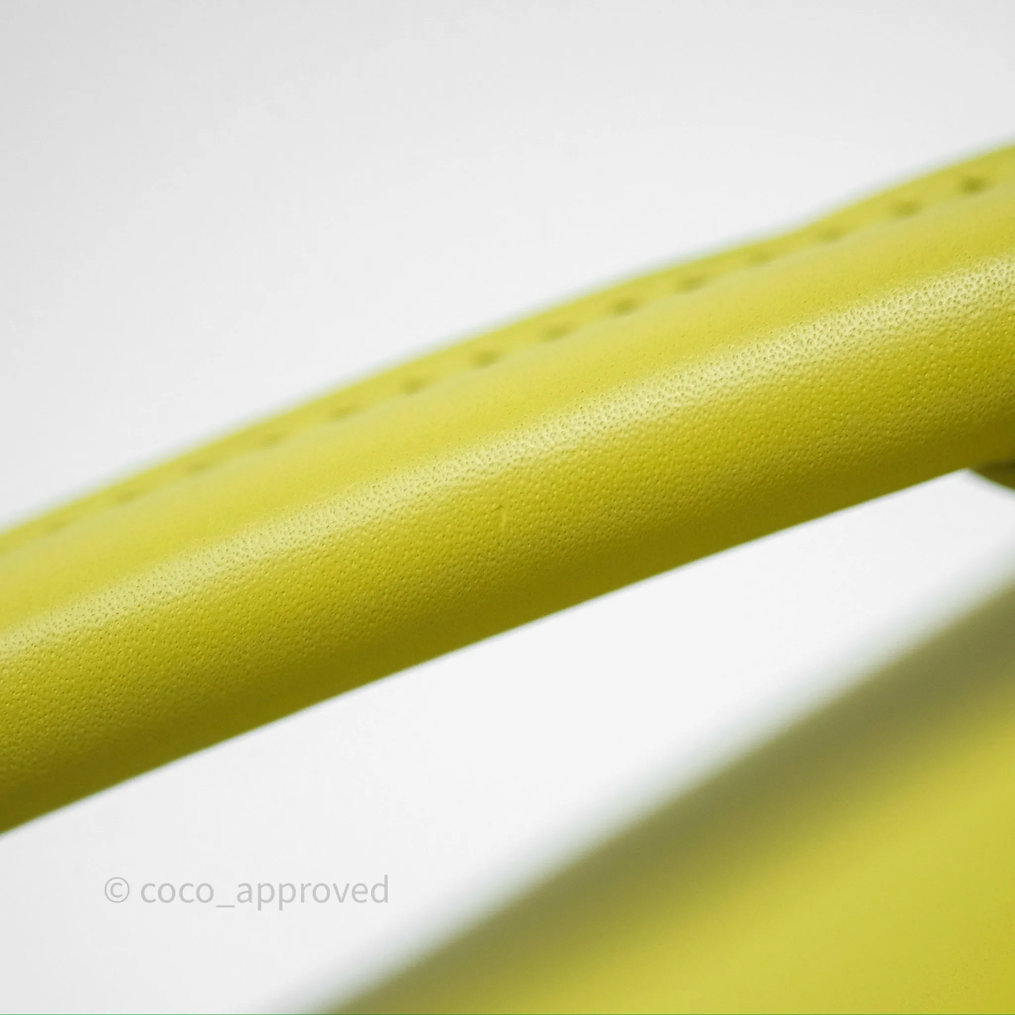 Loewe Mini Puzzle Edge Bag in Lime Smooth Calfskin