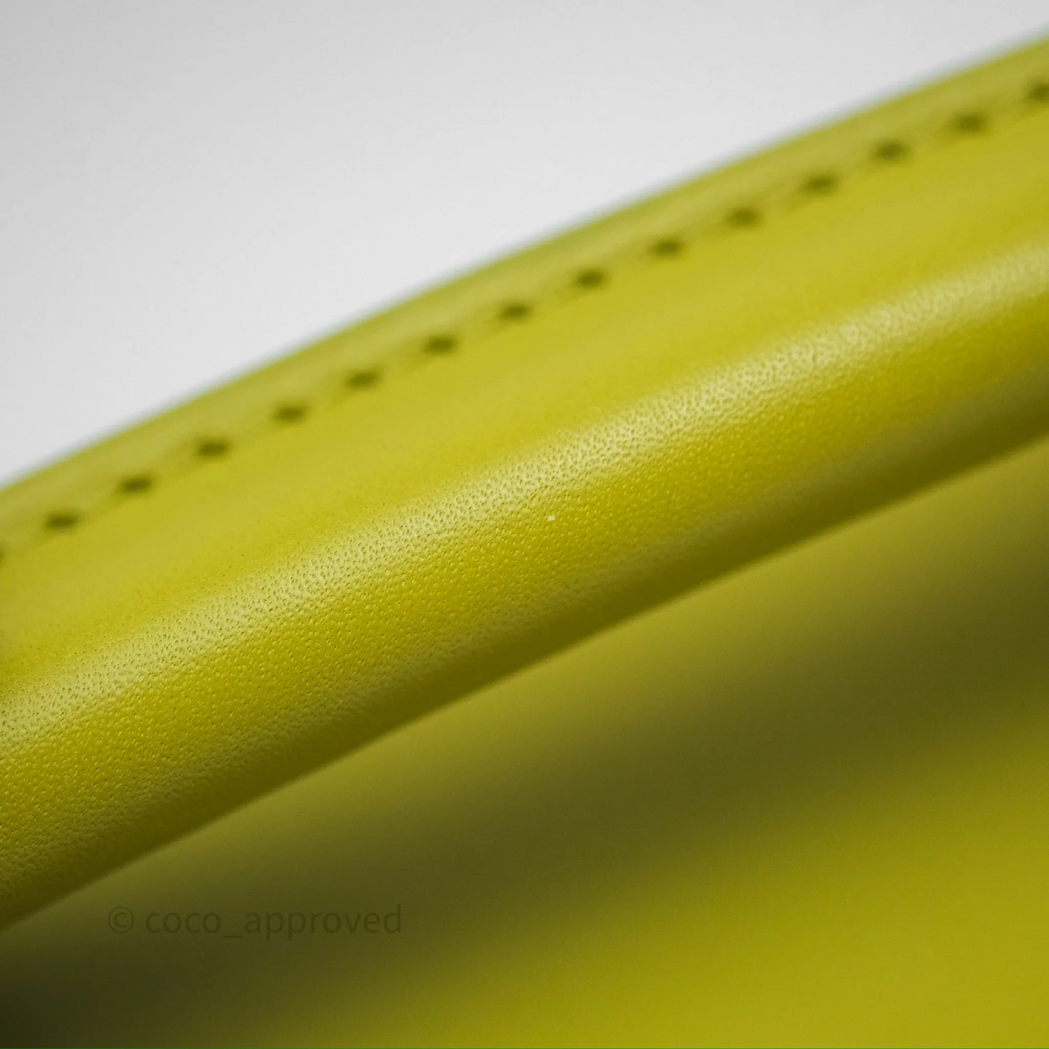 Loewe Mini Puzzle Edge Bag in Lime Smooth Calfskin