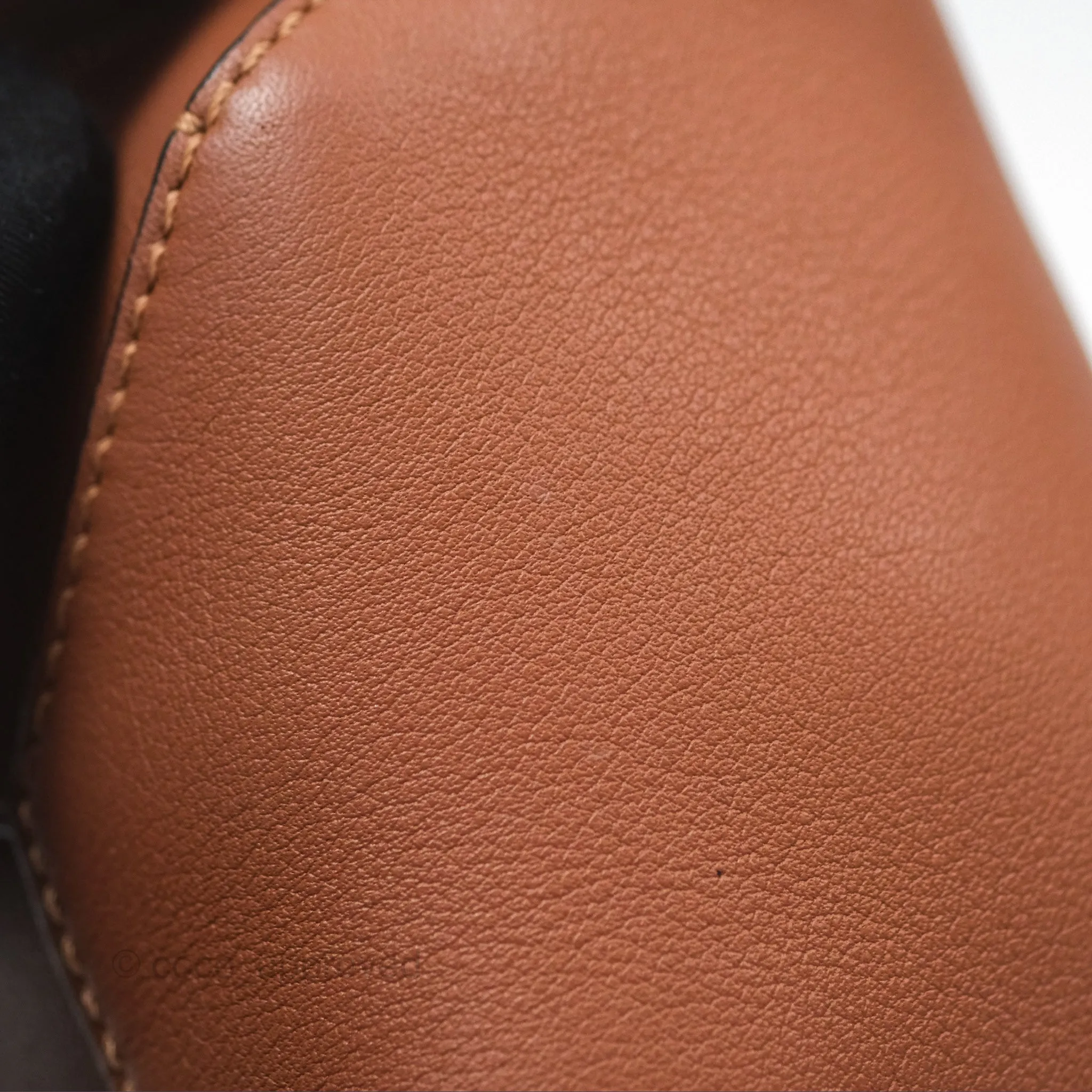 Loewe Mini Puzzle Edge Bag Tan Calfskin Palladium Hardware