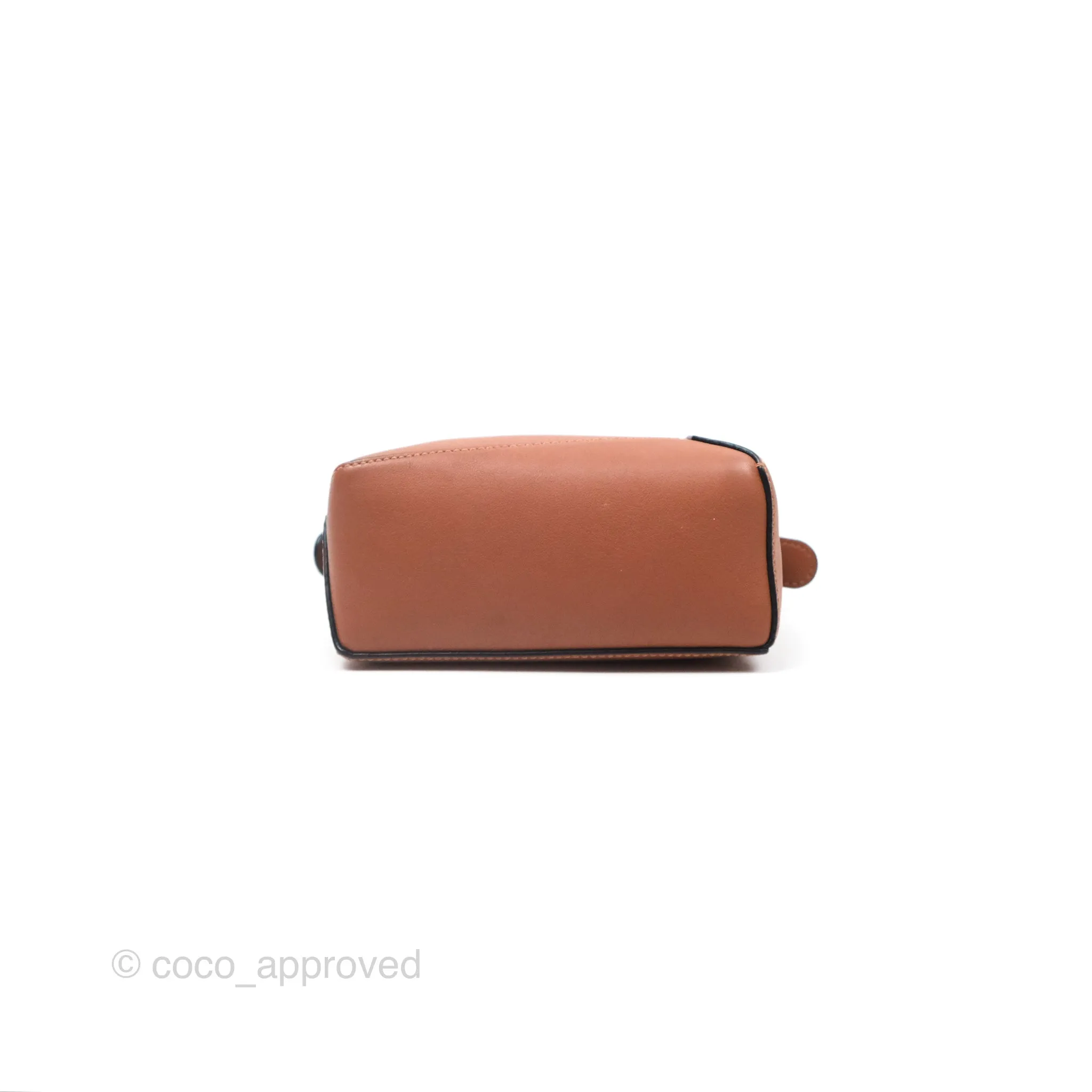 Loewe Mini Puzzle Edge Bag Tan Calfskin Palladium Hardware
