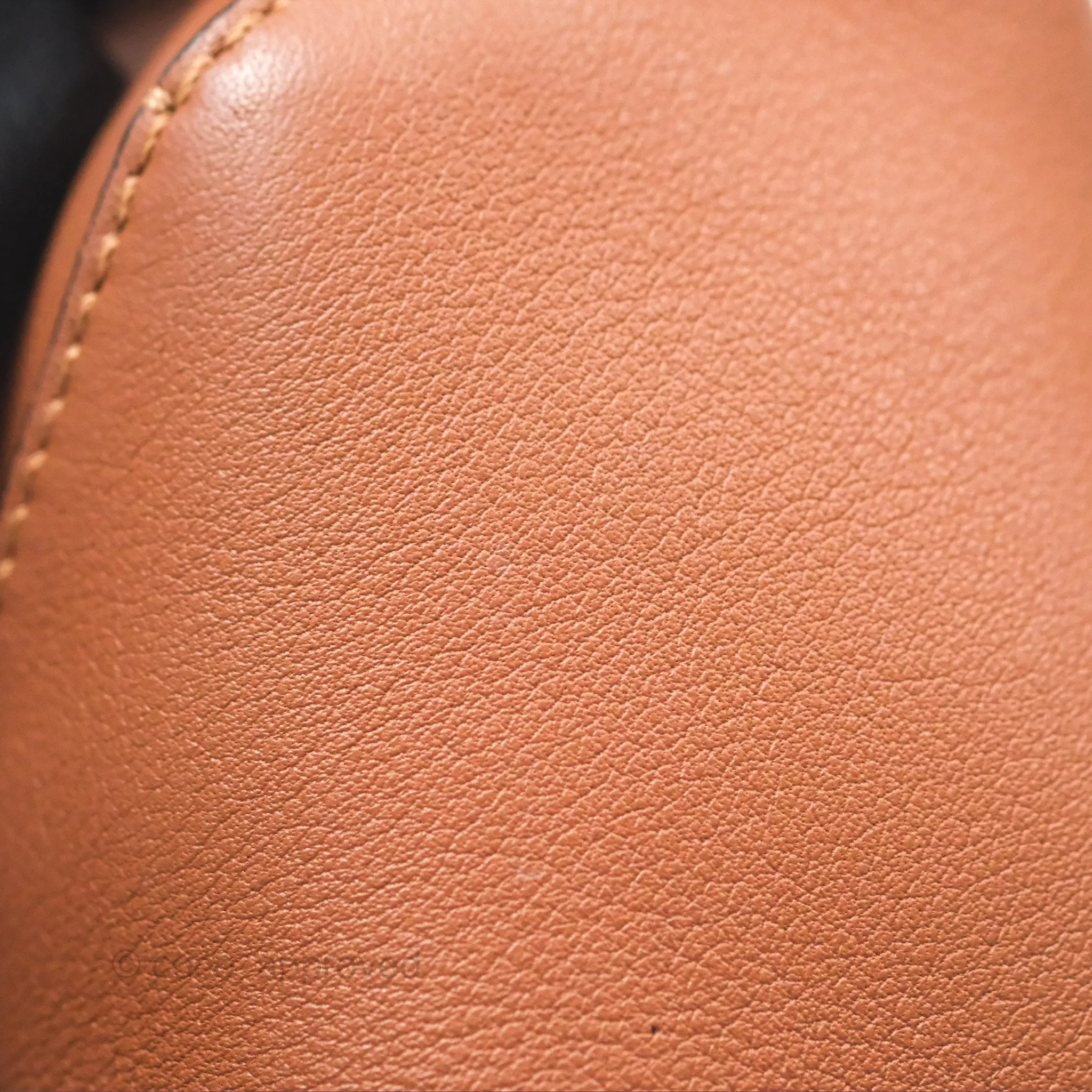 Loewe Mini Puzzle Edge Bag Tan Calfskin Palladium Hardware