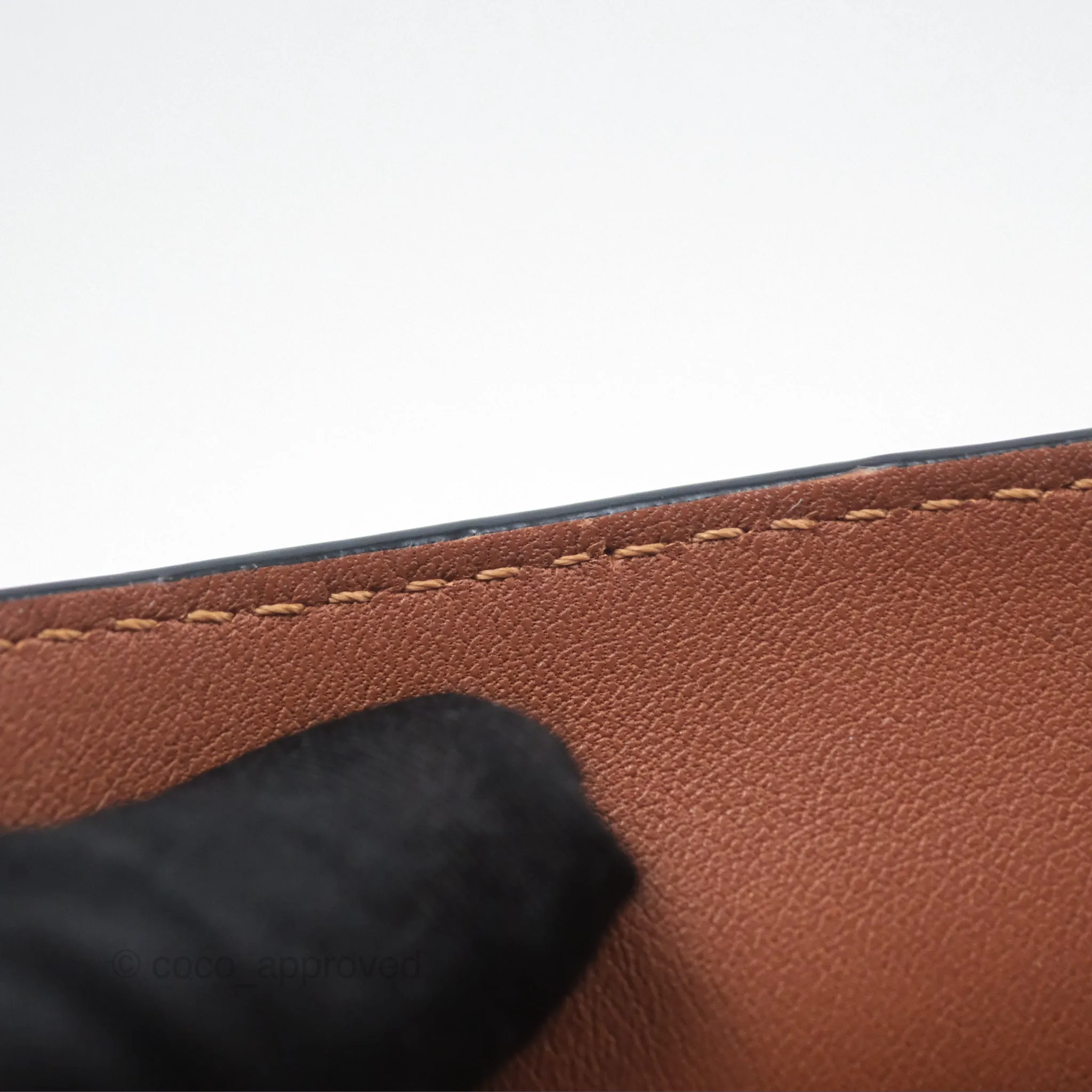 Loewe Mini Puzzle Edge Bag Tan Calfskin Palladium Hardware