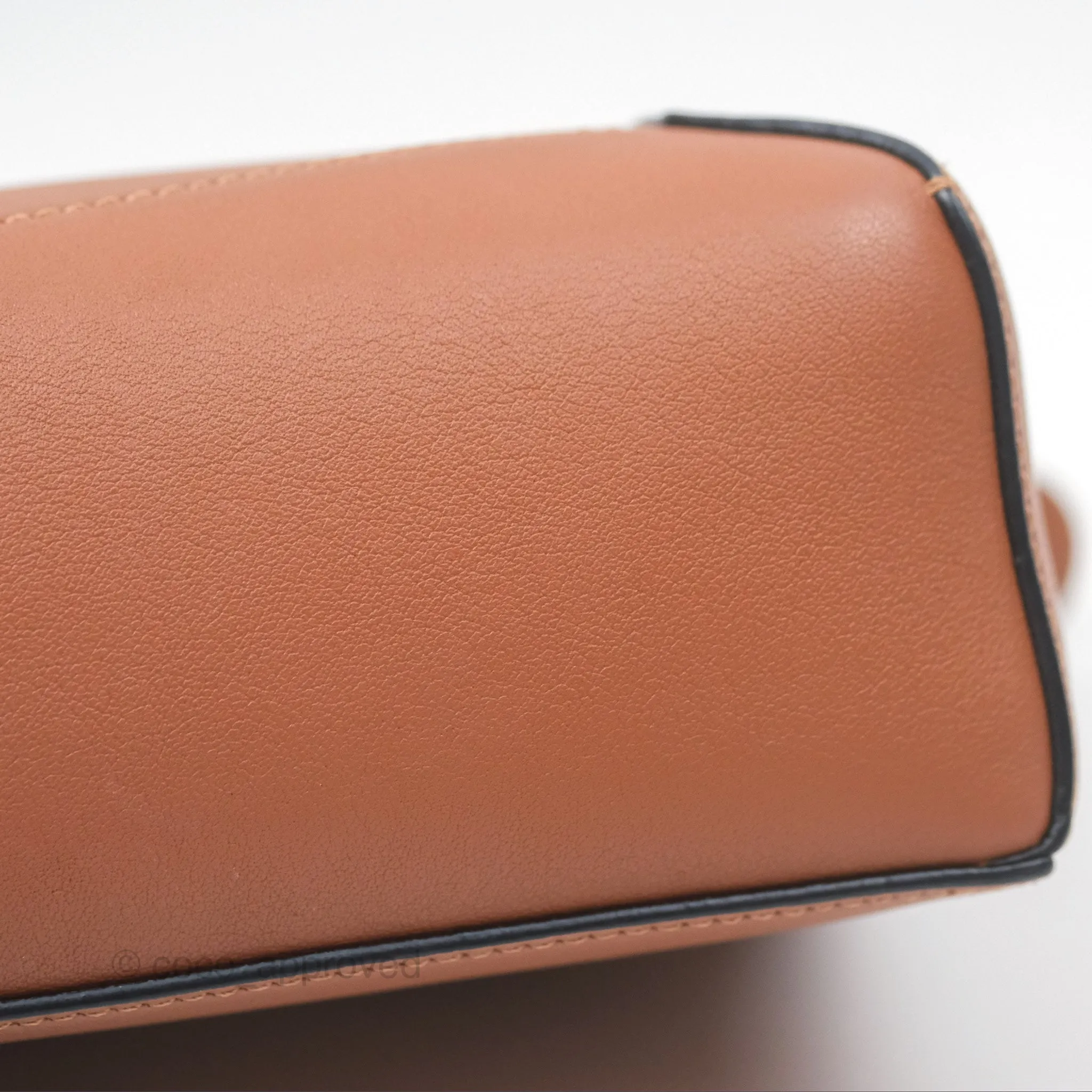 Loewe Mini Puzzle Edge Bag Tan Calfskin Palladium Hardware
