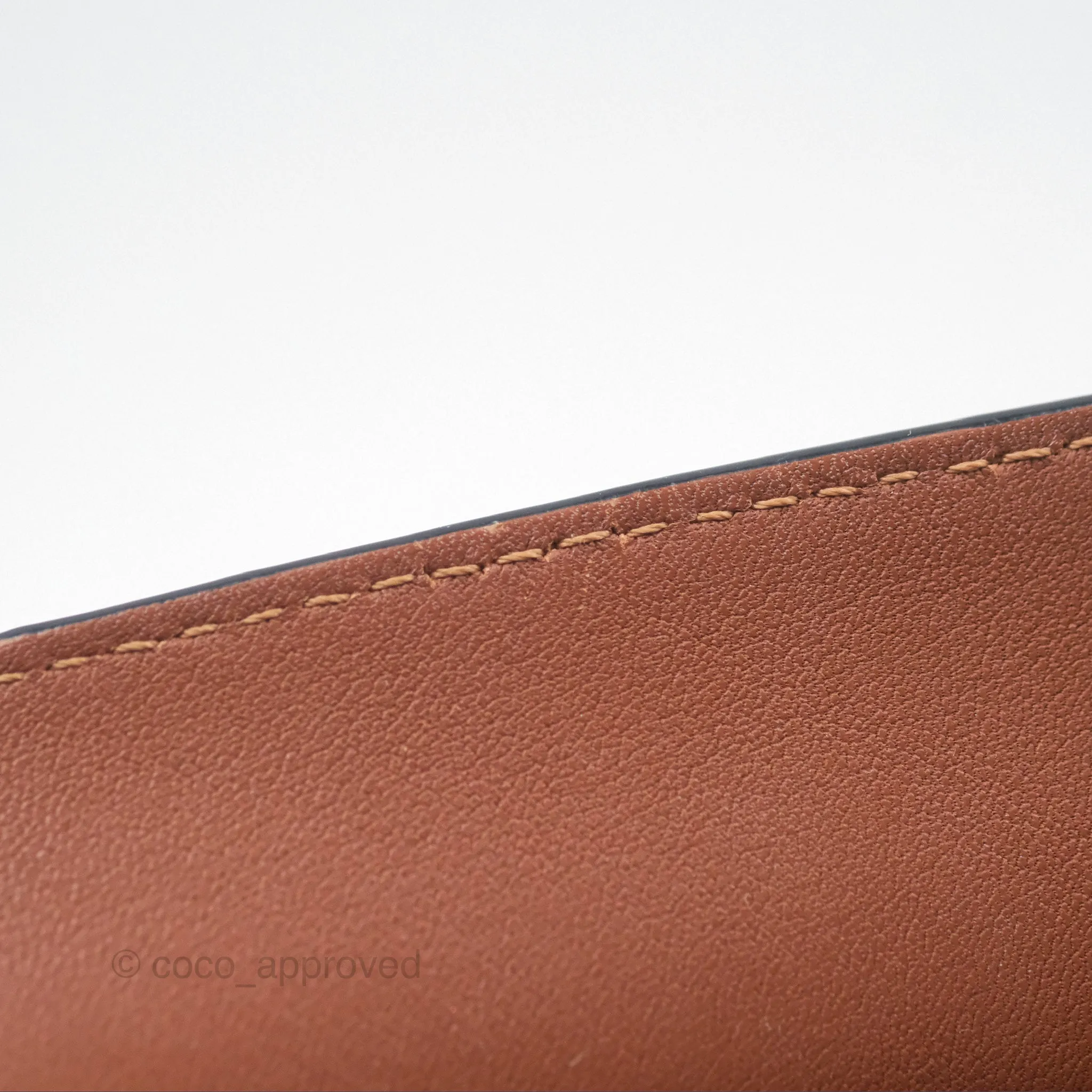 Loewe Mini Puzzle Edge Bag Tan Calfskin Palladium Hardware