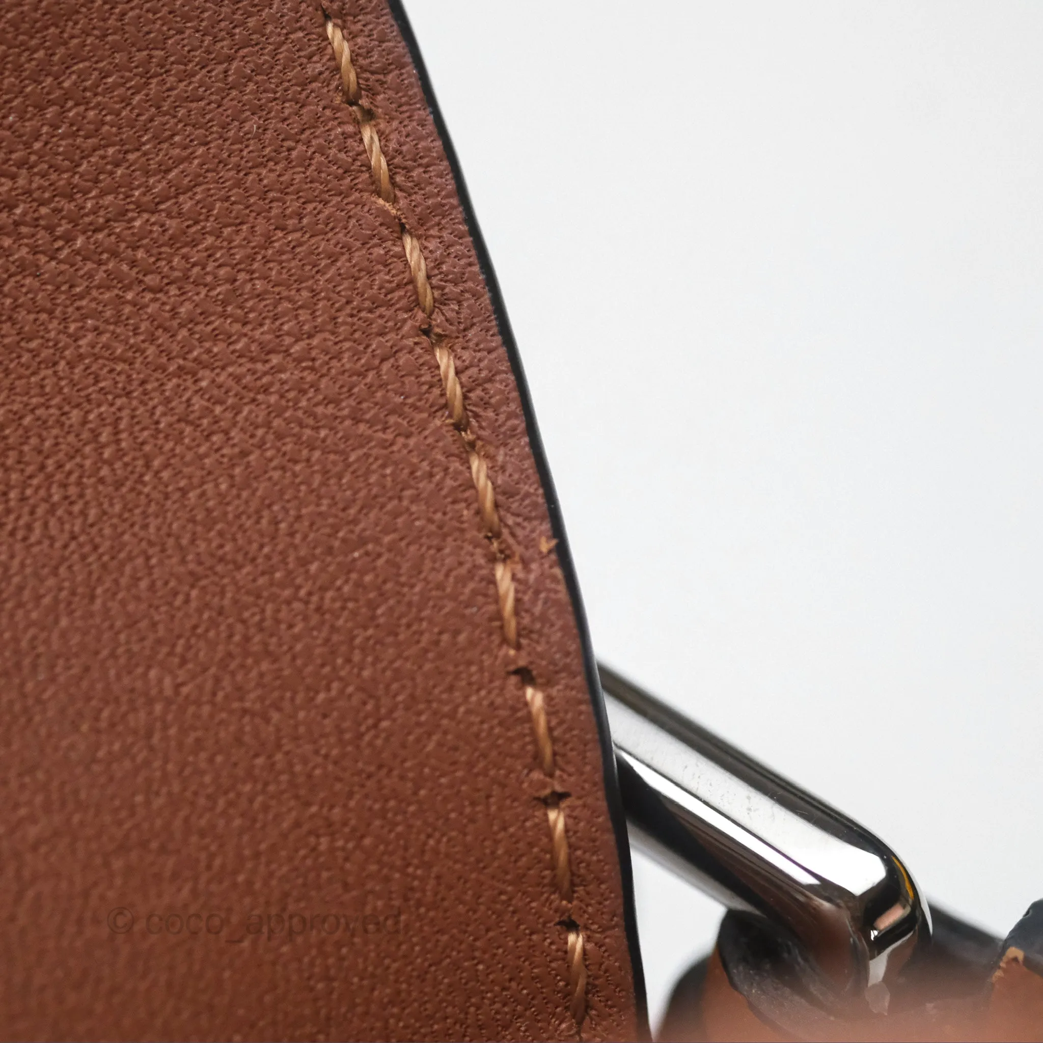 Loewe Mini Puzzle Edge Bag Tan Calfskin Palladium Hardware