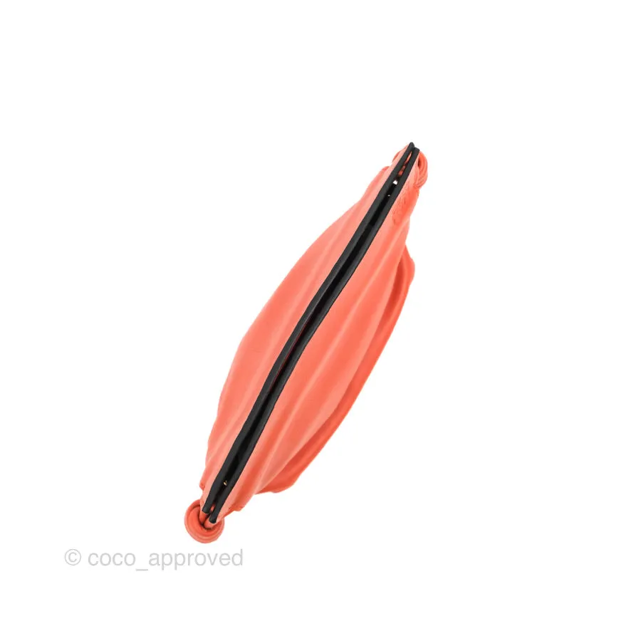 Loewe Nano Flamenco Clutch with Chain Vermillion Calfskin