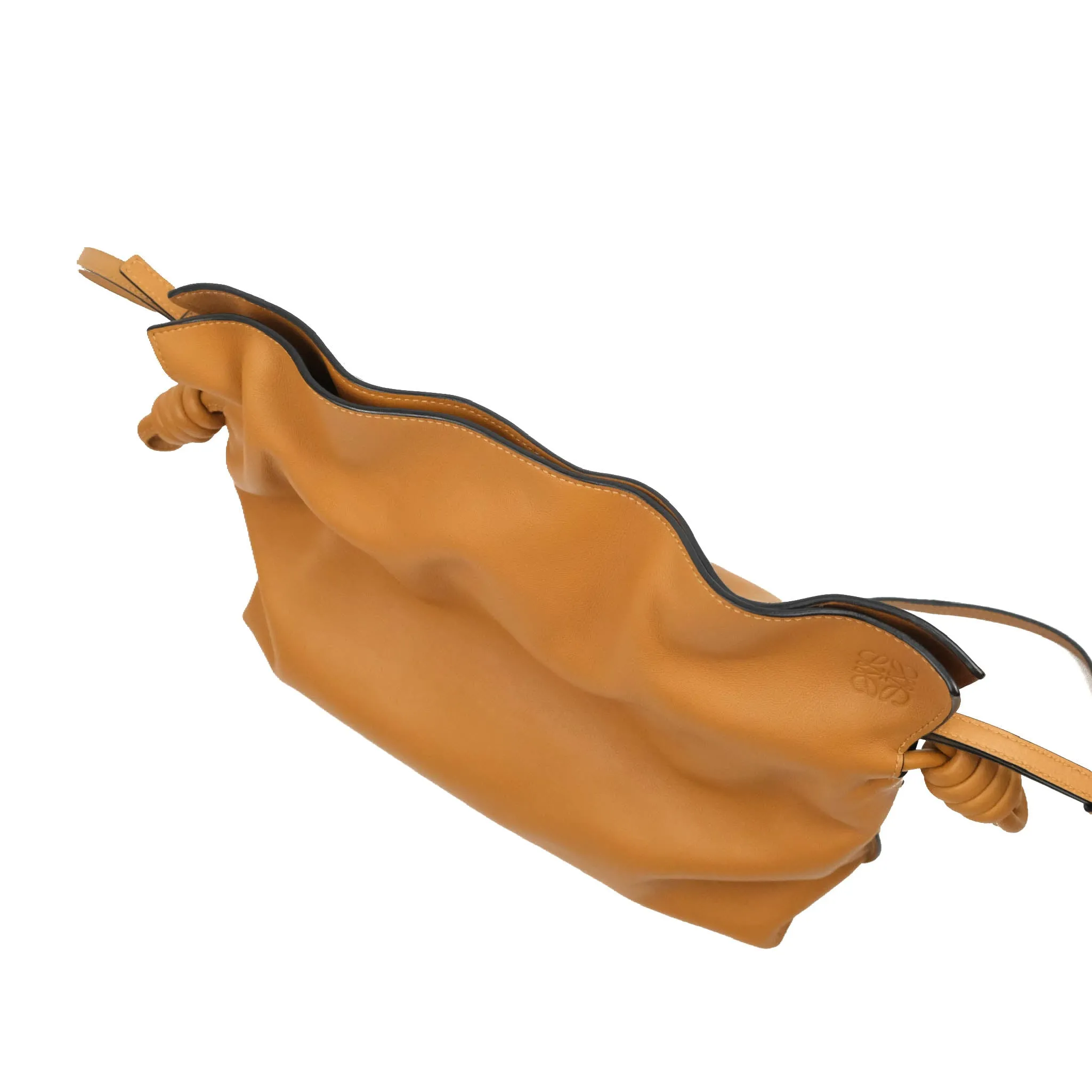 Loewe Nappa Flamenco Knot Clutch Warm Desert