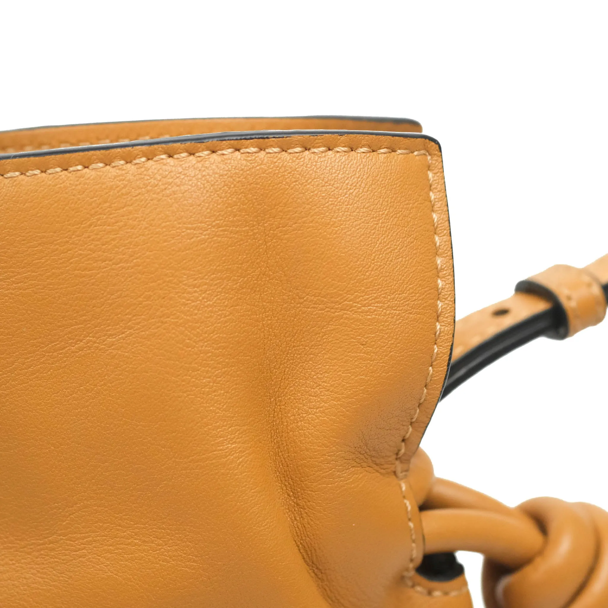 Loewe Nappa Flamenco Knot Clutch Warm Desert