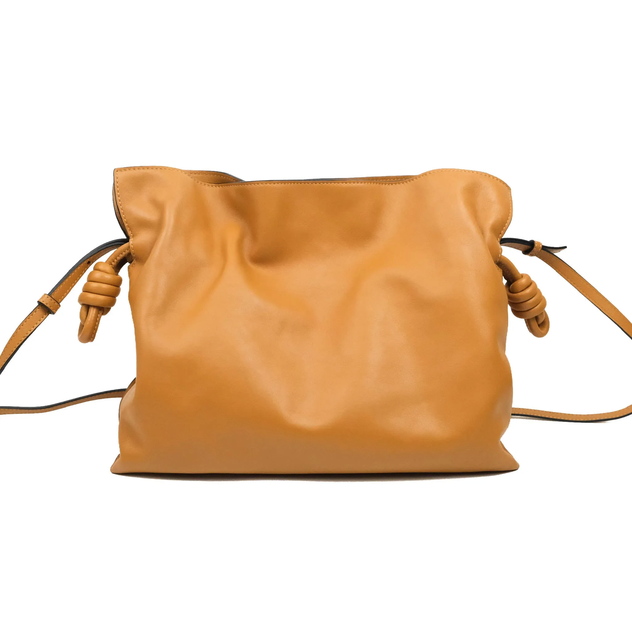 Loewe Nappa Flamenco Knot Clutch Warm Desert