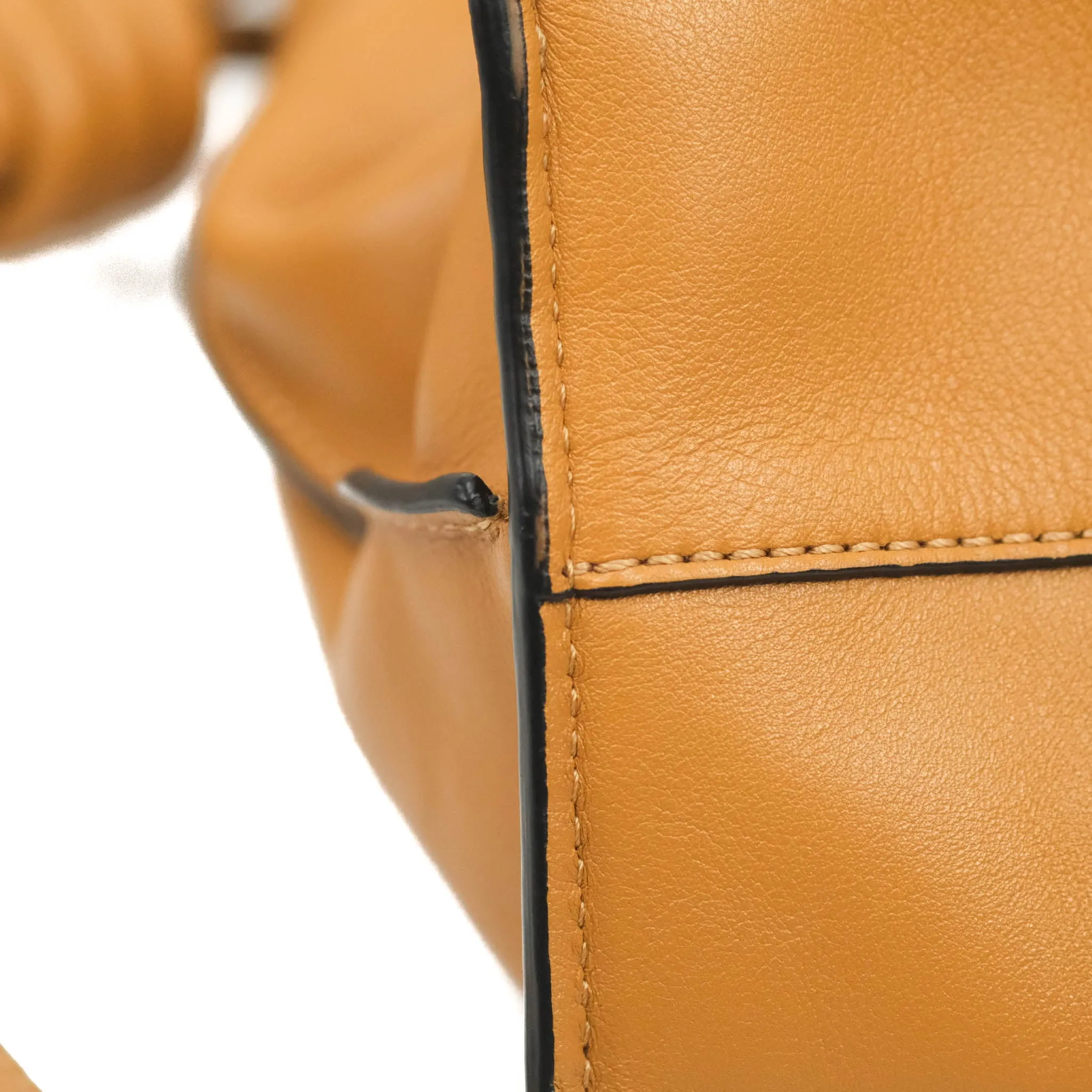 Loewe Nappa Flamenco Knot Clutch Warm Desert