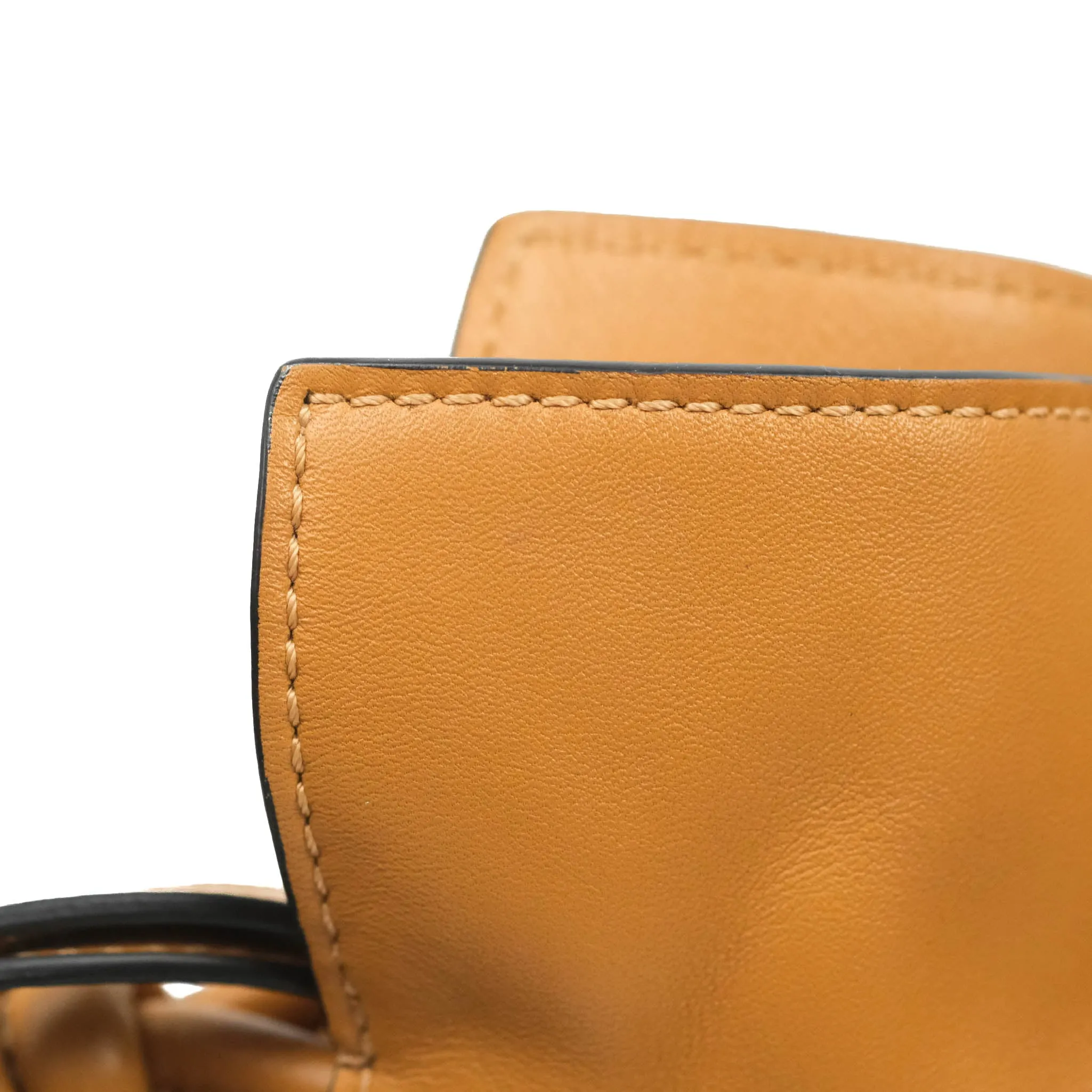 Loewe Nappa Flamenco Knot Clutch Warm Desert