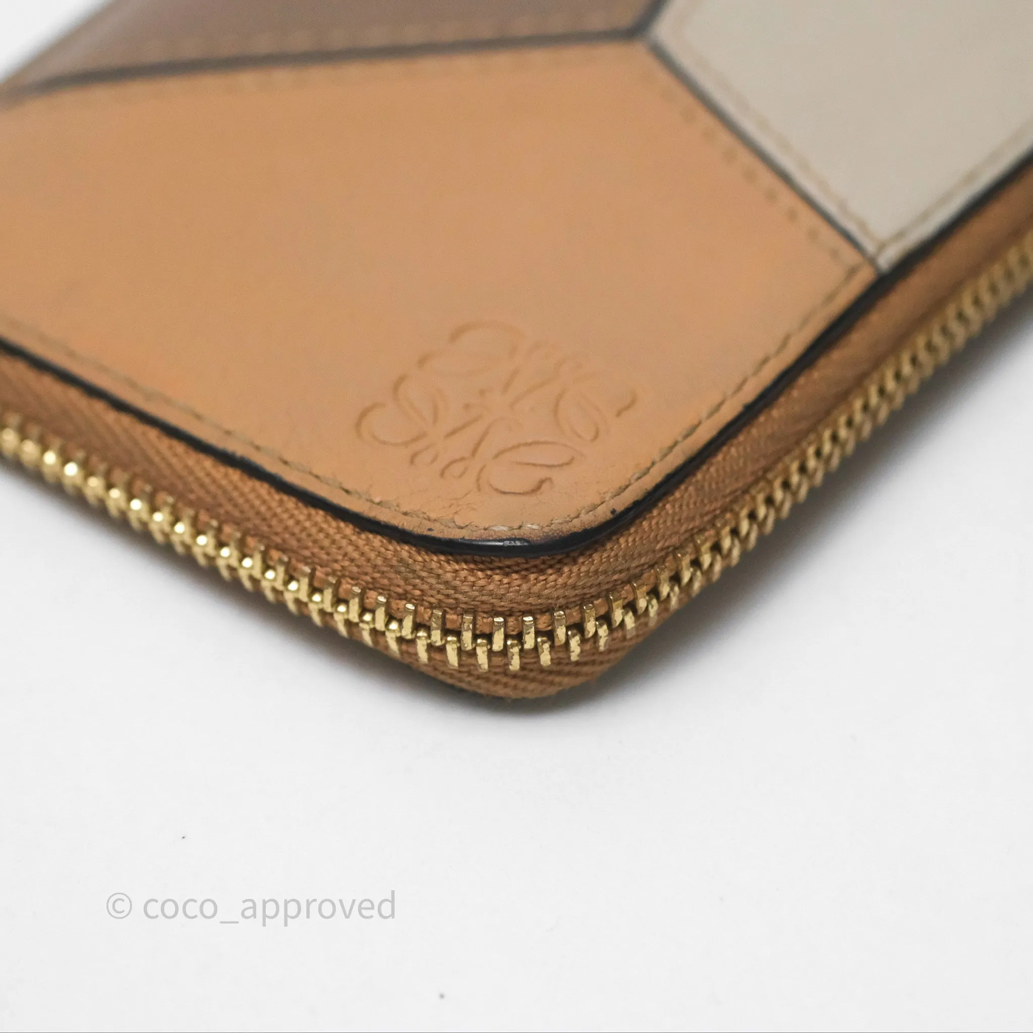 Loewe Puzzle Coin Card Holder Calfskin