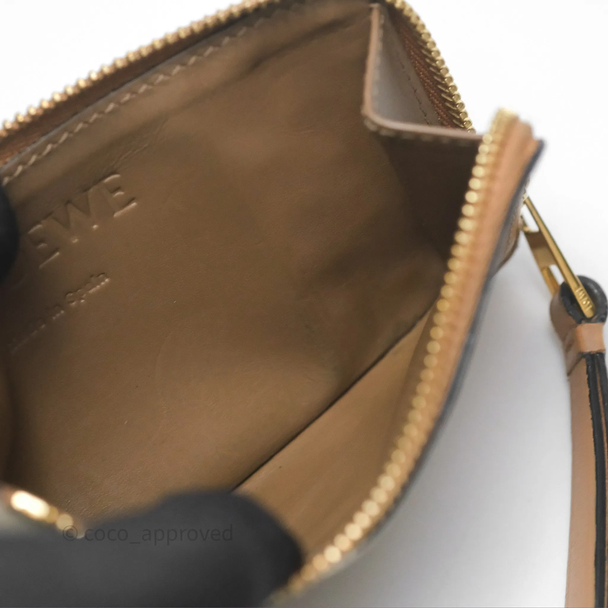 Loewe Puzzle Coin Card Holder Calfskin