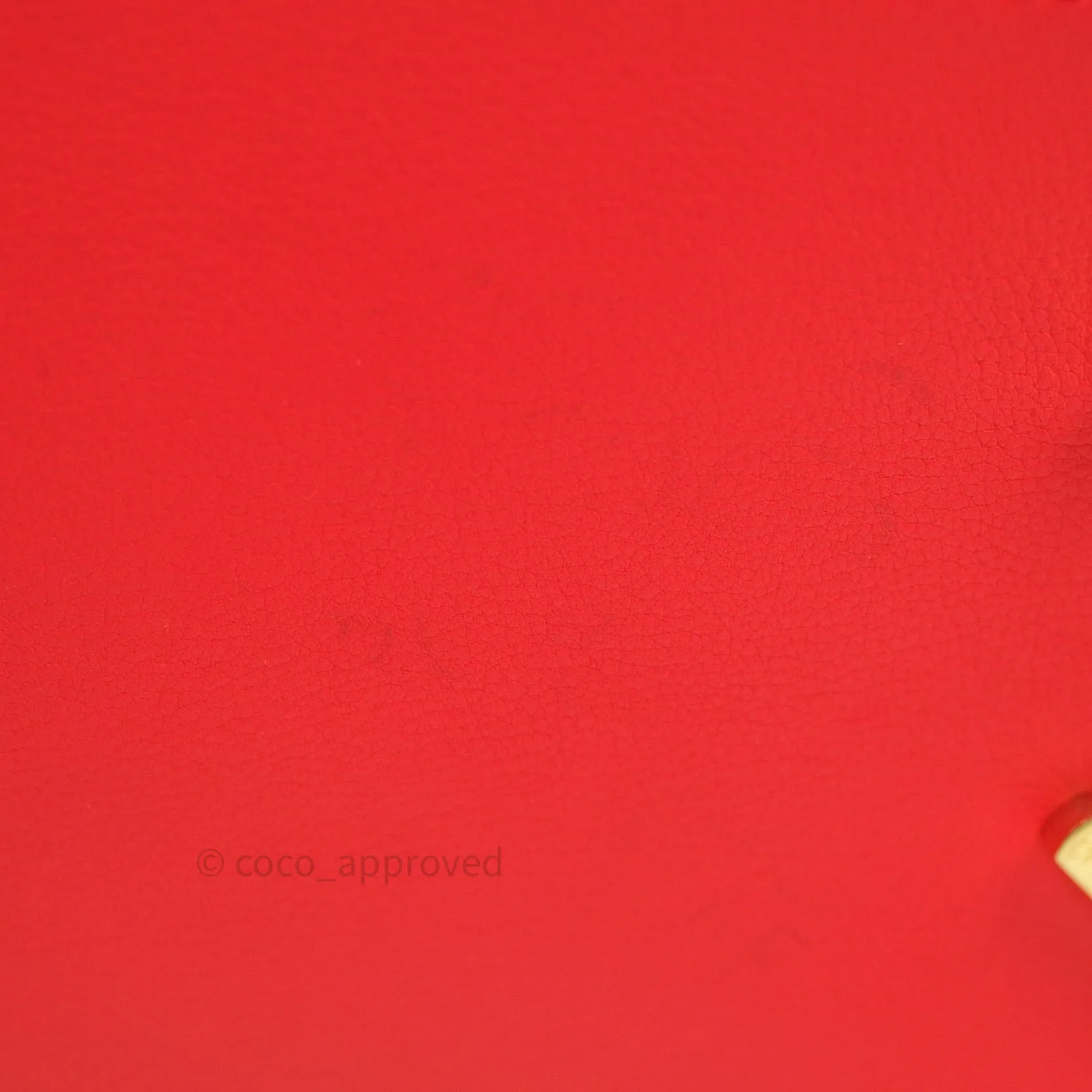 Loewe Puzzle Medium Red Calfskin Gold Hardware