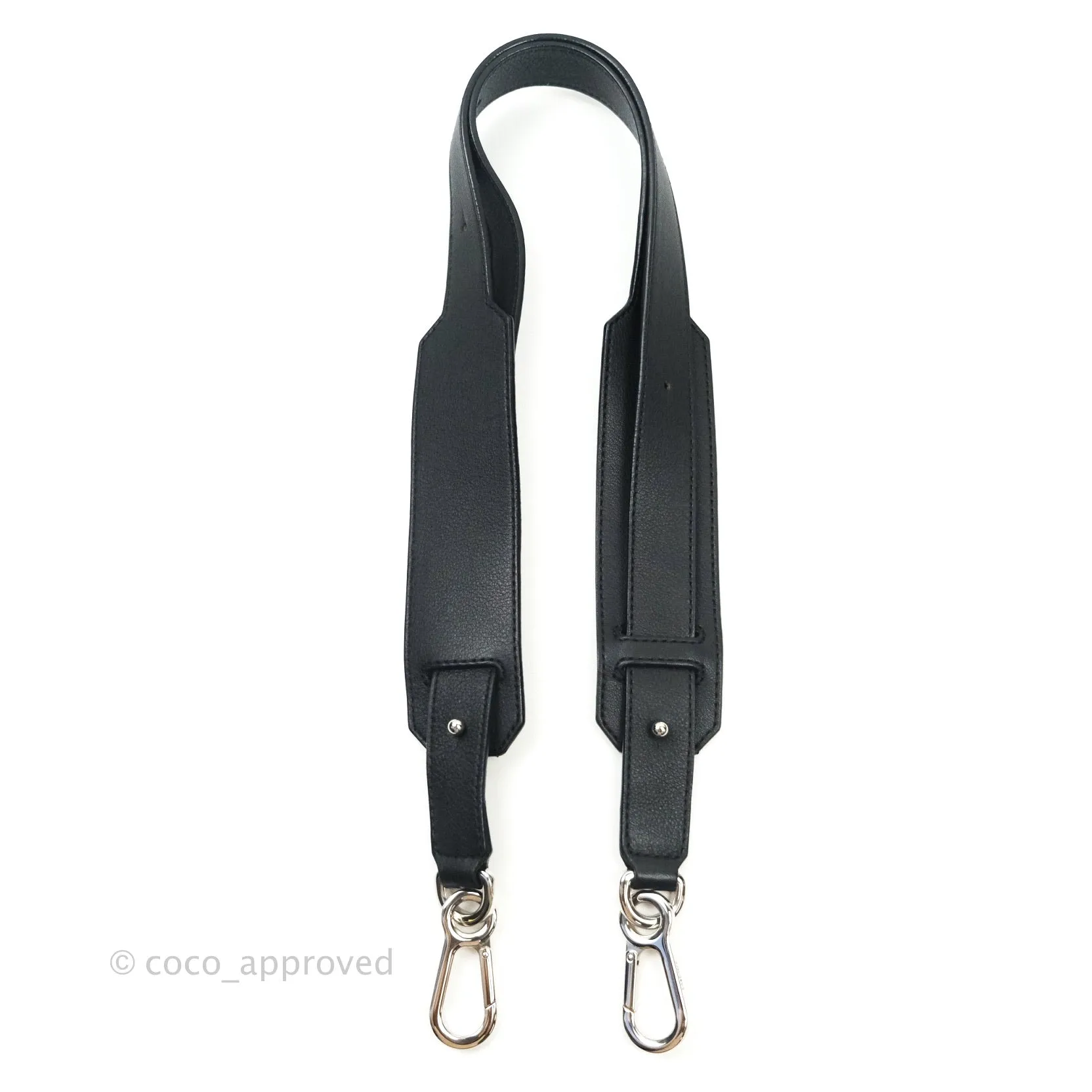 Loewe Puzzle Small Black Calfskin Silver Hardware