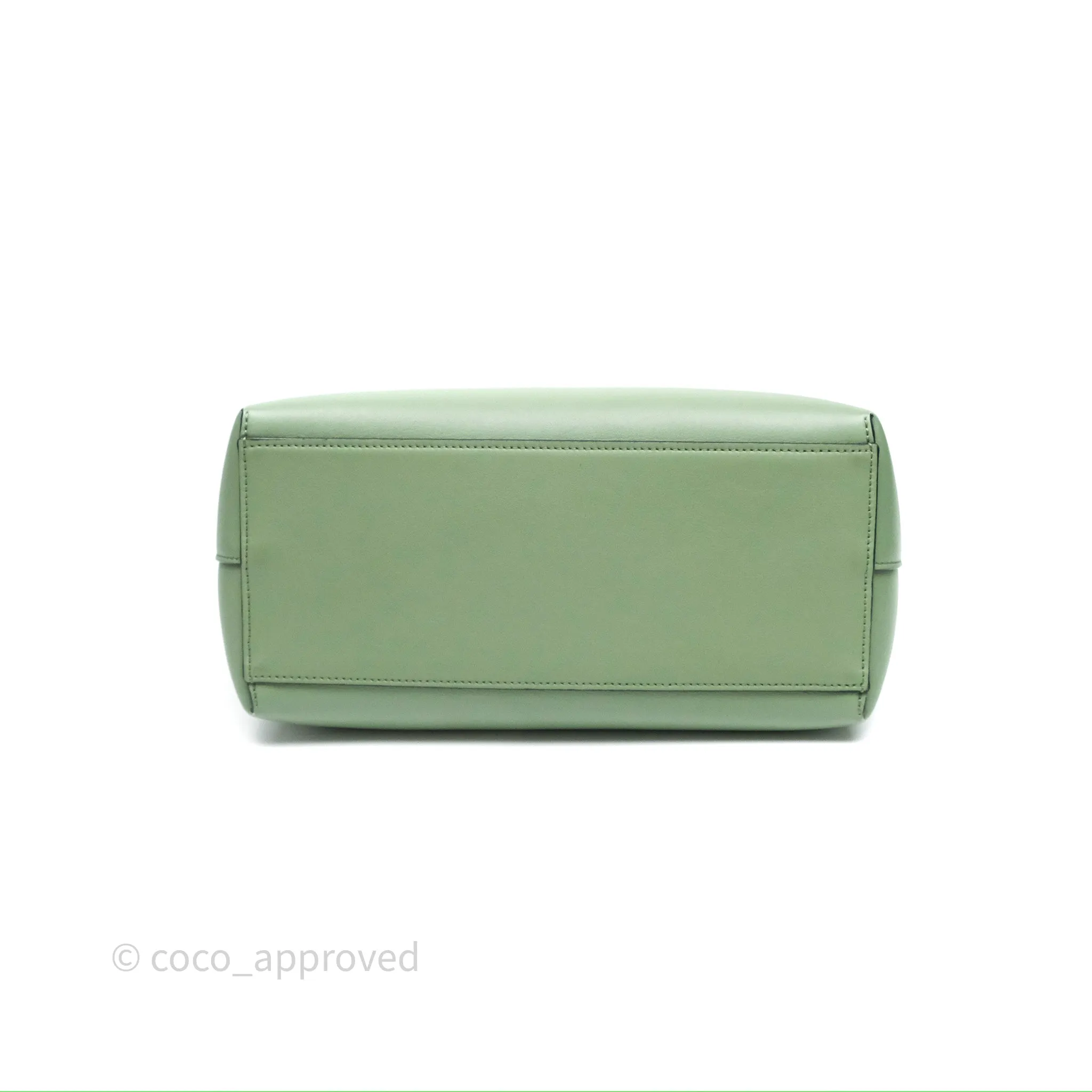 Loewe Small Anagram Tote In Rosemary Green Calfskin