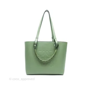 Loewe Small Anagram Tote In Rosemary Green Calfskin