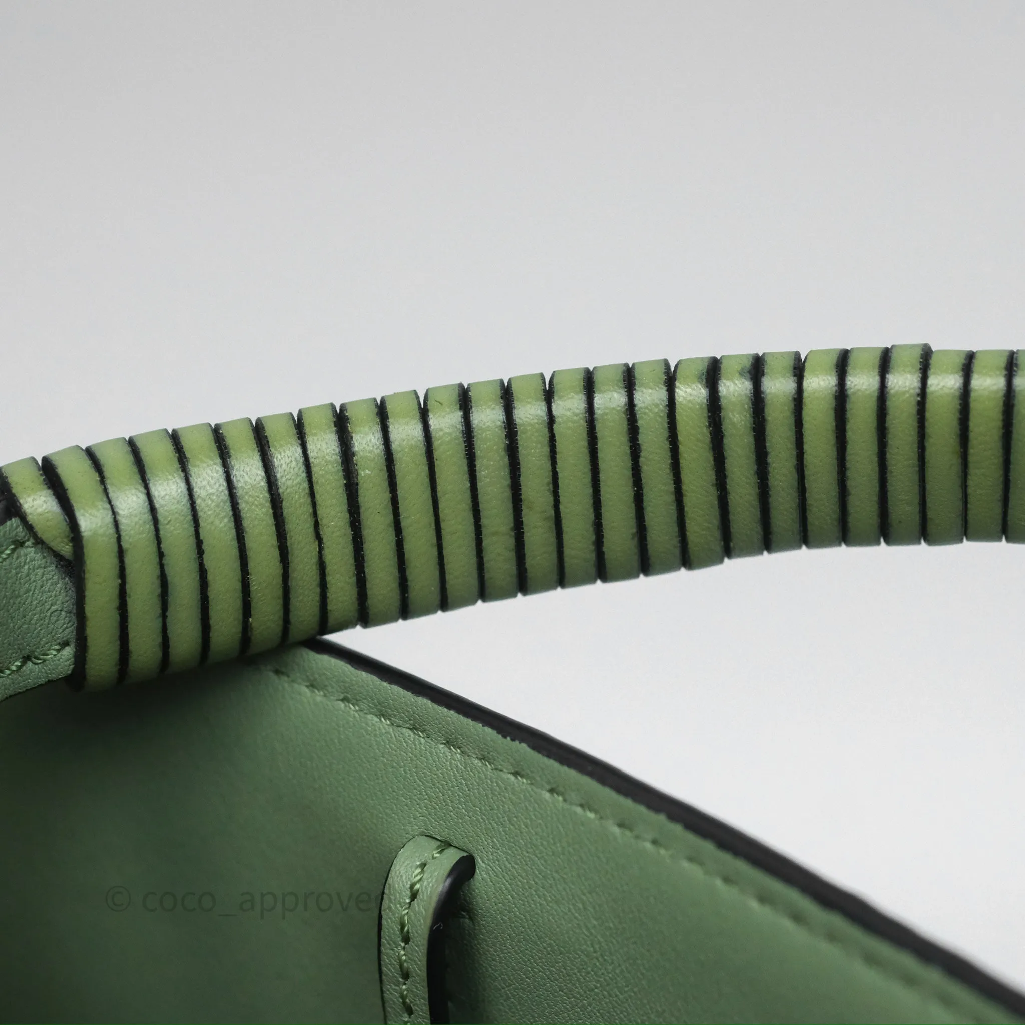 Loewe Small Anagram Tote In Rosemary Green Calfskin