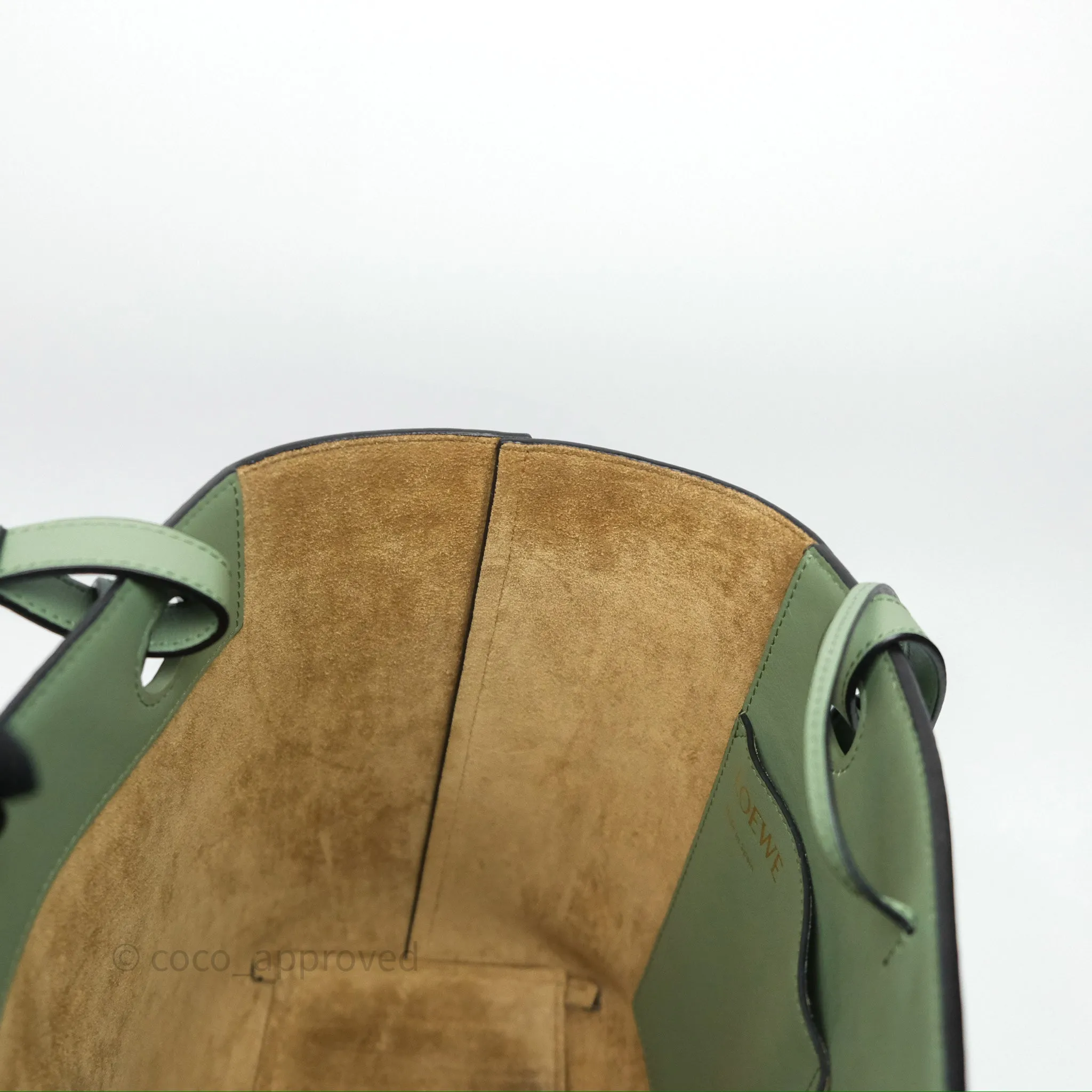 Loewe Small Anagram Tote In Rosemary Green Calfskin
