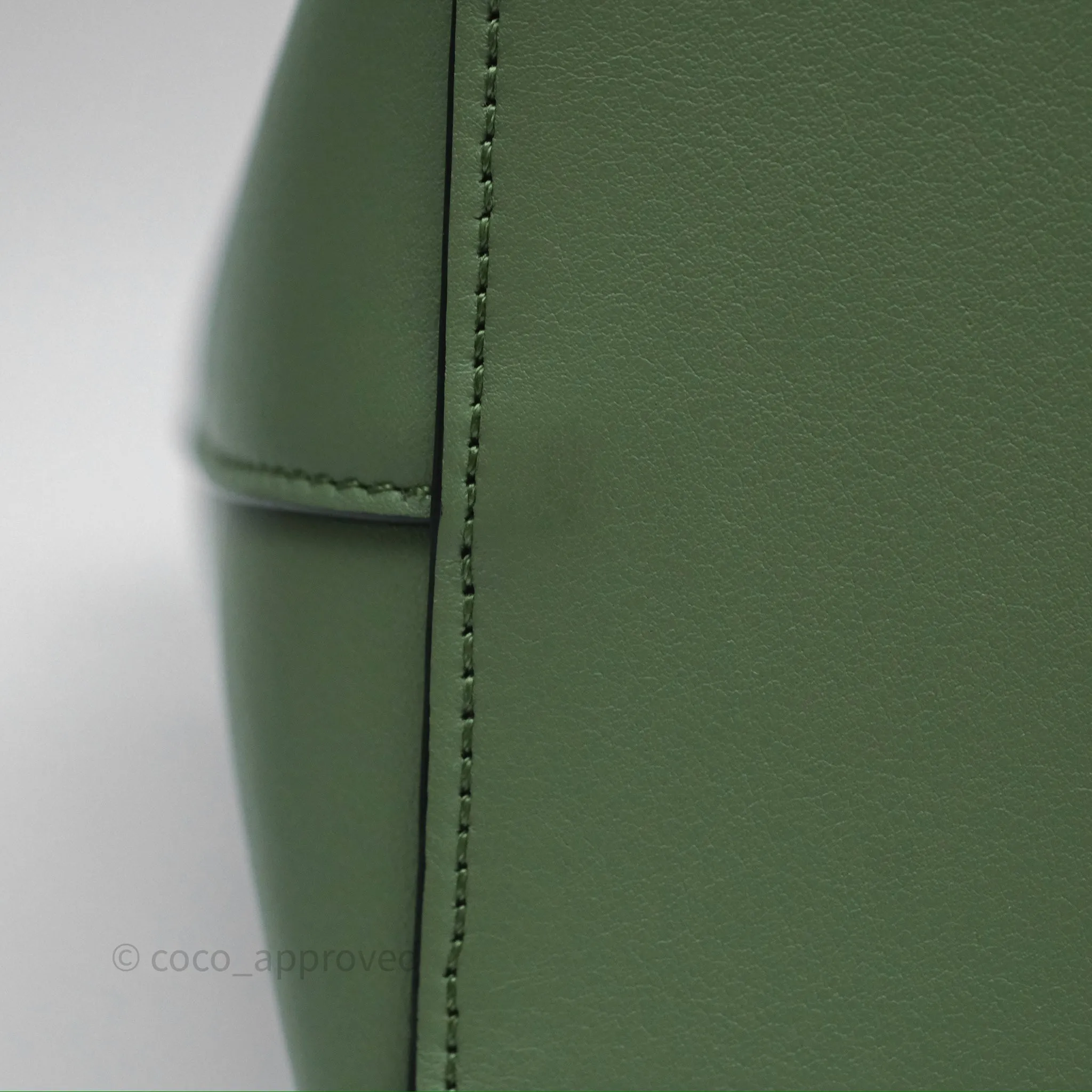 Loewe Small Anagram Tote In Rosemary Green Calfskin