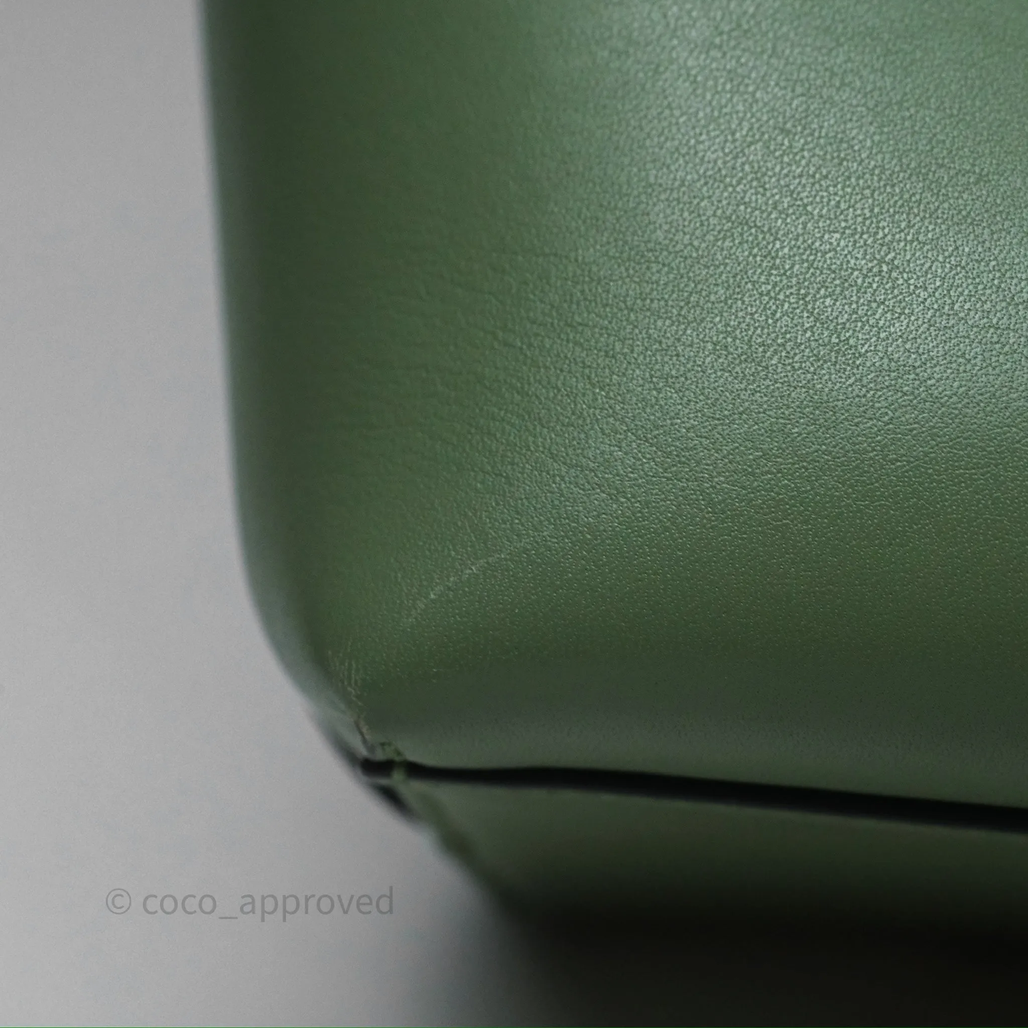 Loewe Small Anagram Tote In Rosemary Green Calfskin