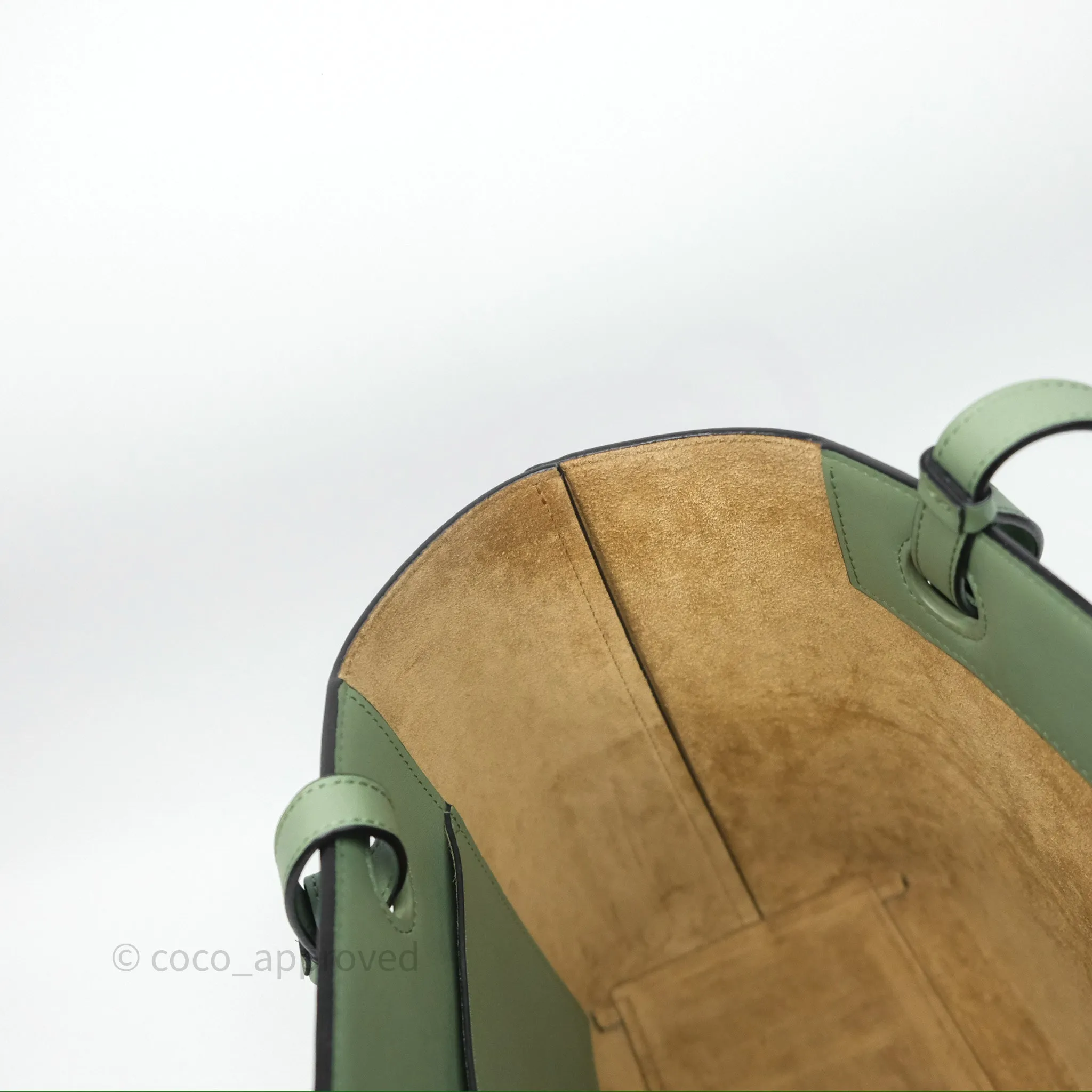 Loewe Small Anagram Tote In Rosemary Green Calfskin