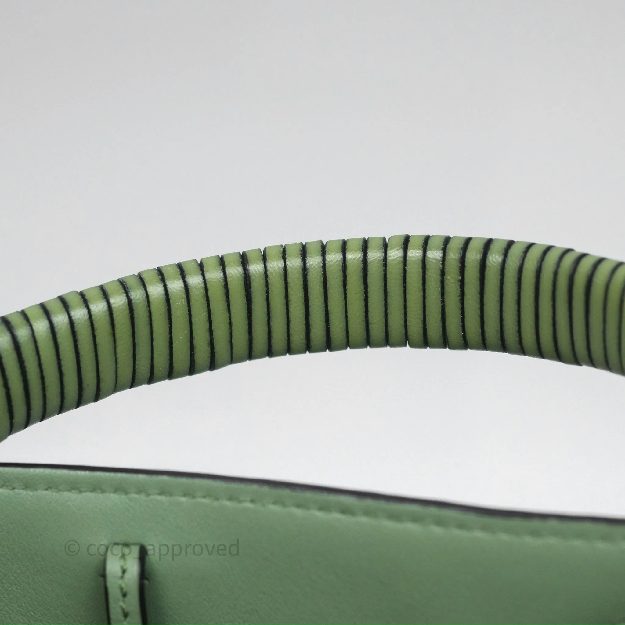 Loewe Small Anagram Tote In Rosemary Green Calfskin